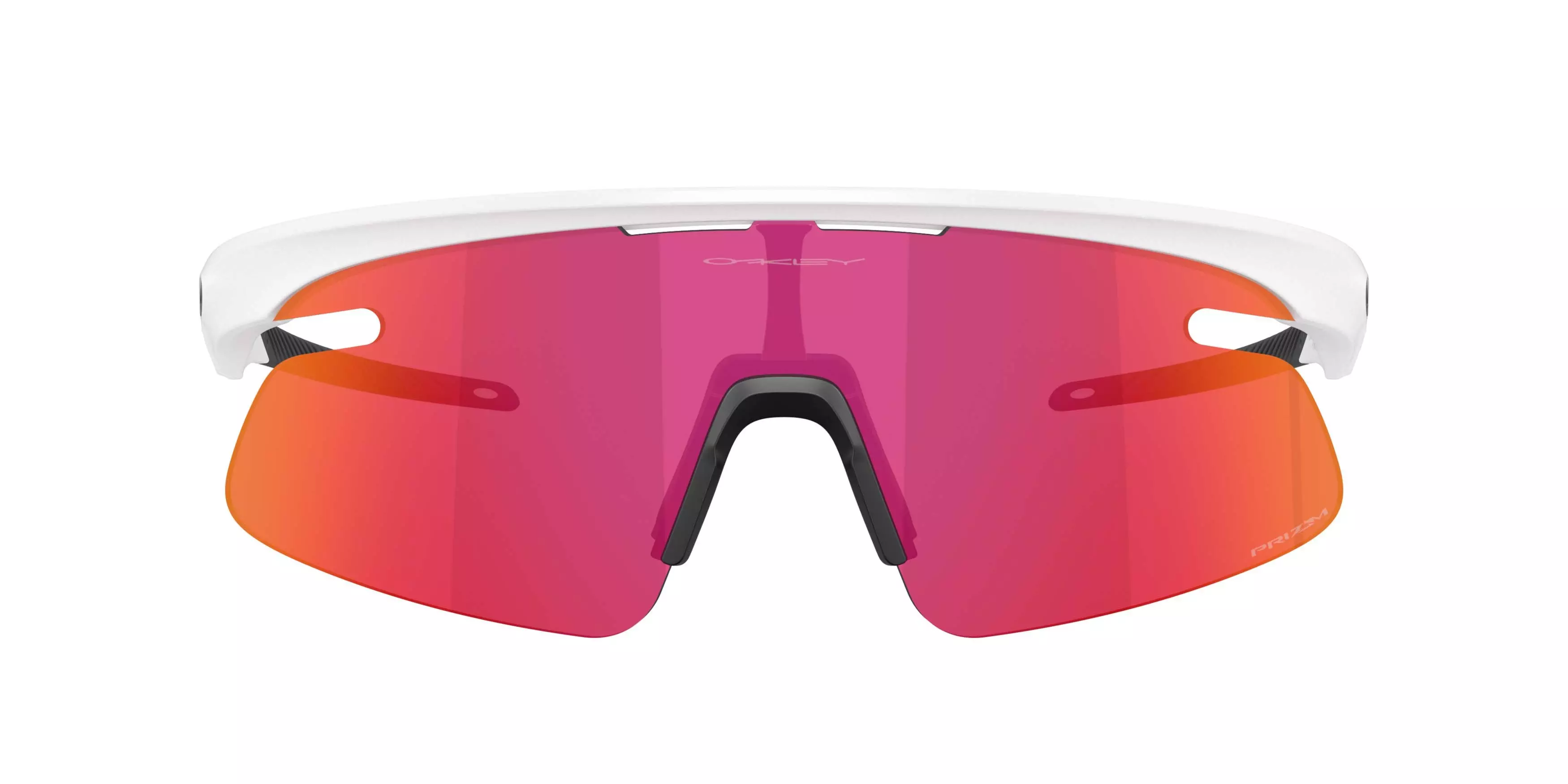 Oakley RSLV Lite Prizm Field Sunglasses &ndash; Matte White - WHITE/RED