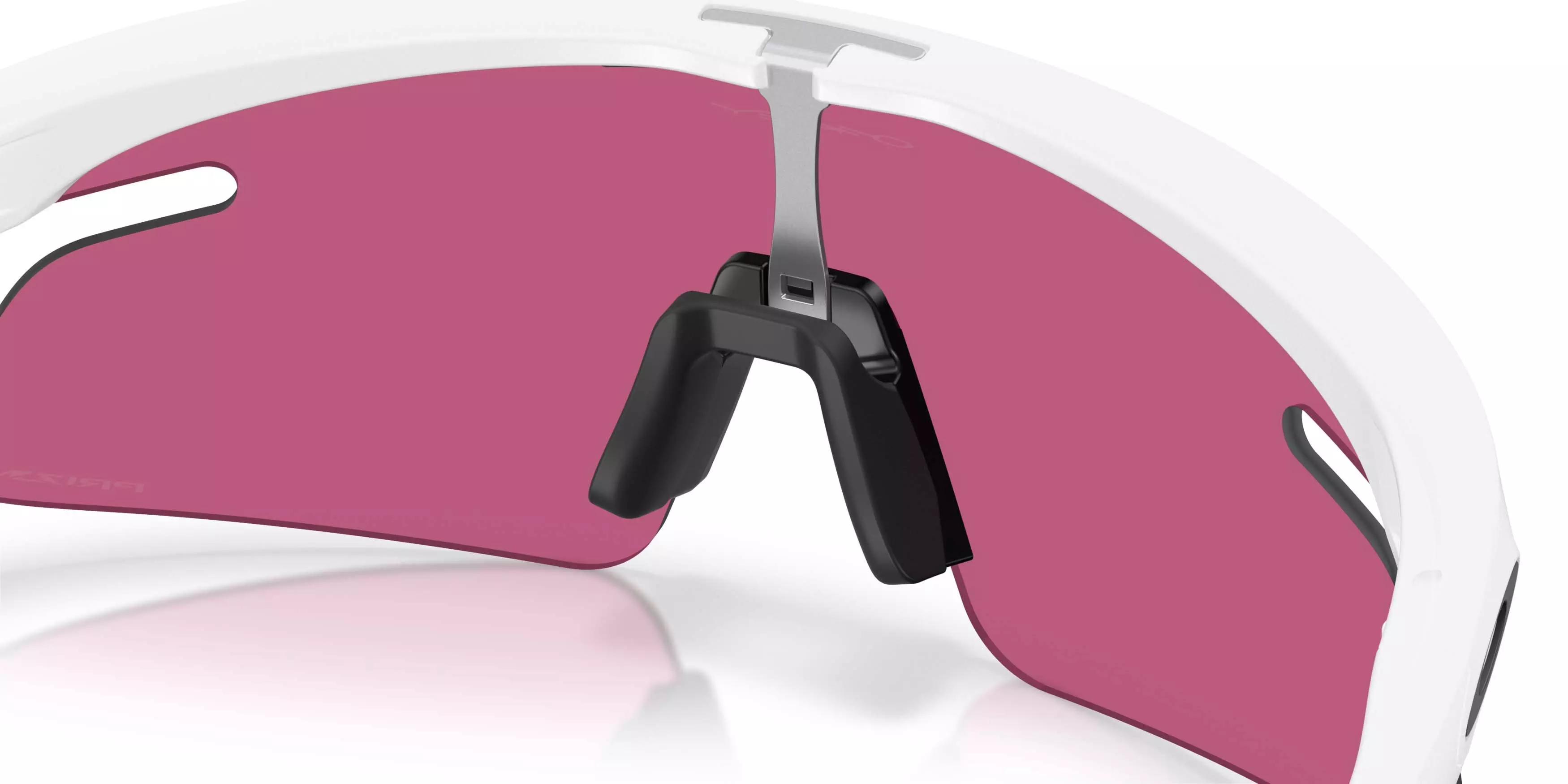 Oakley RSLV Lite Prizm Field Sunglasses &ndash; Matte White - WHITE/RED