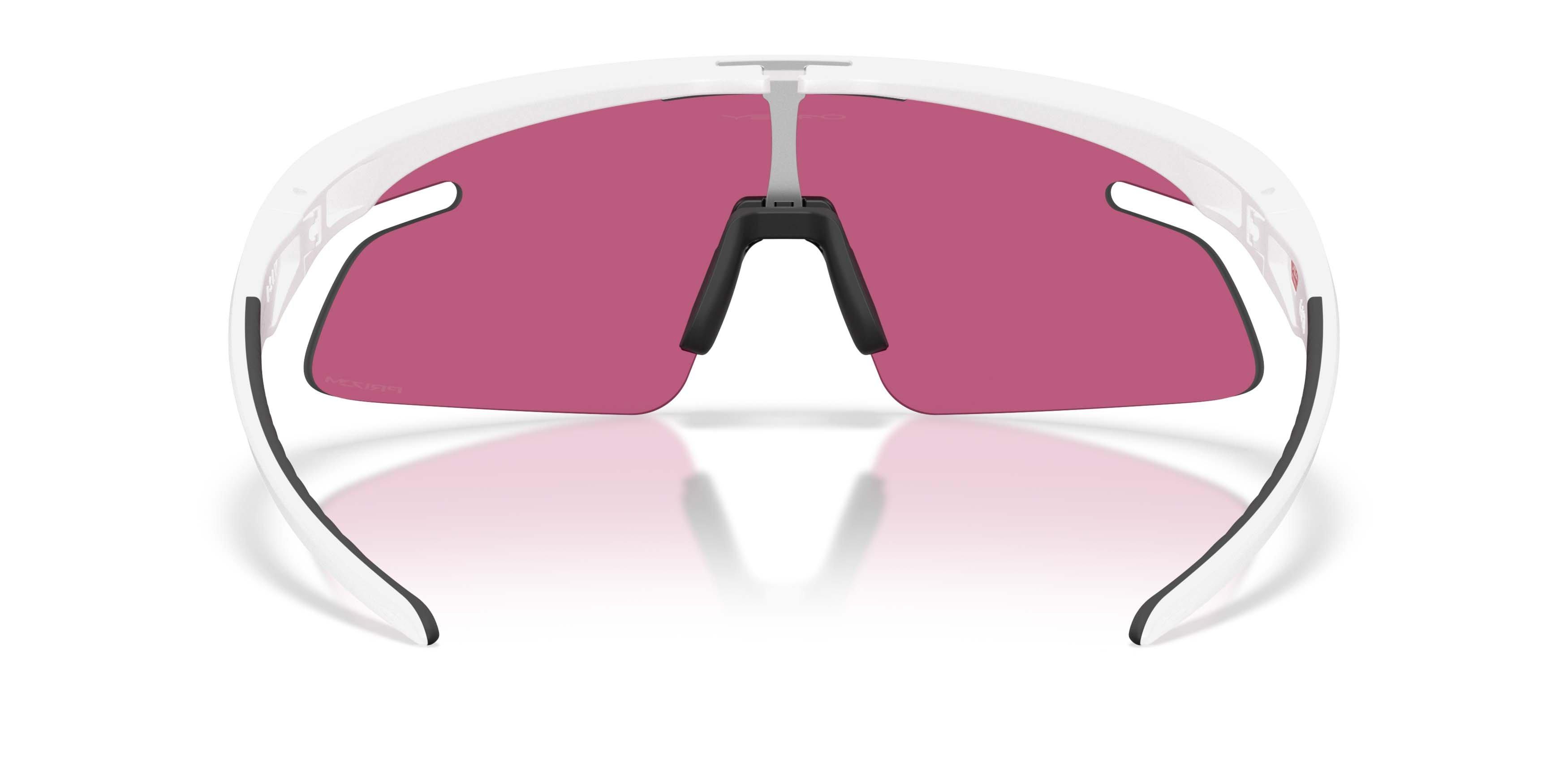 Oakley RSLV Lite Prizm Field Sunglasses &ndash; Matte White - WHITE/RED Thumbnail View 6