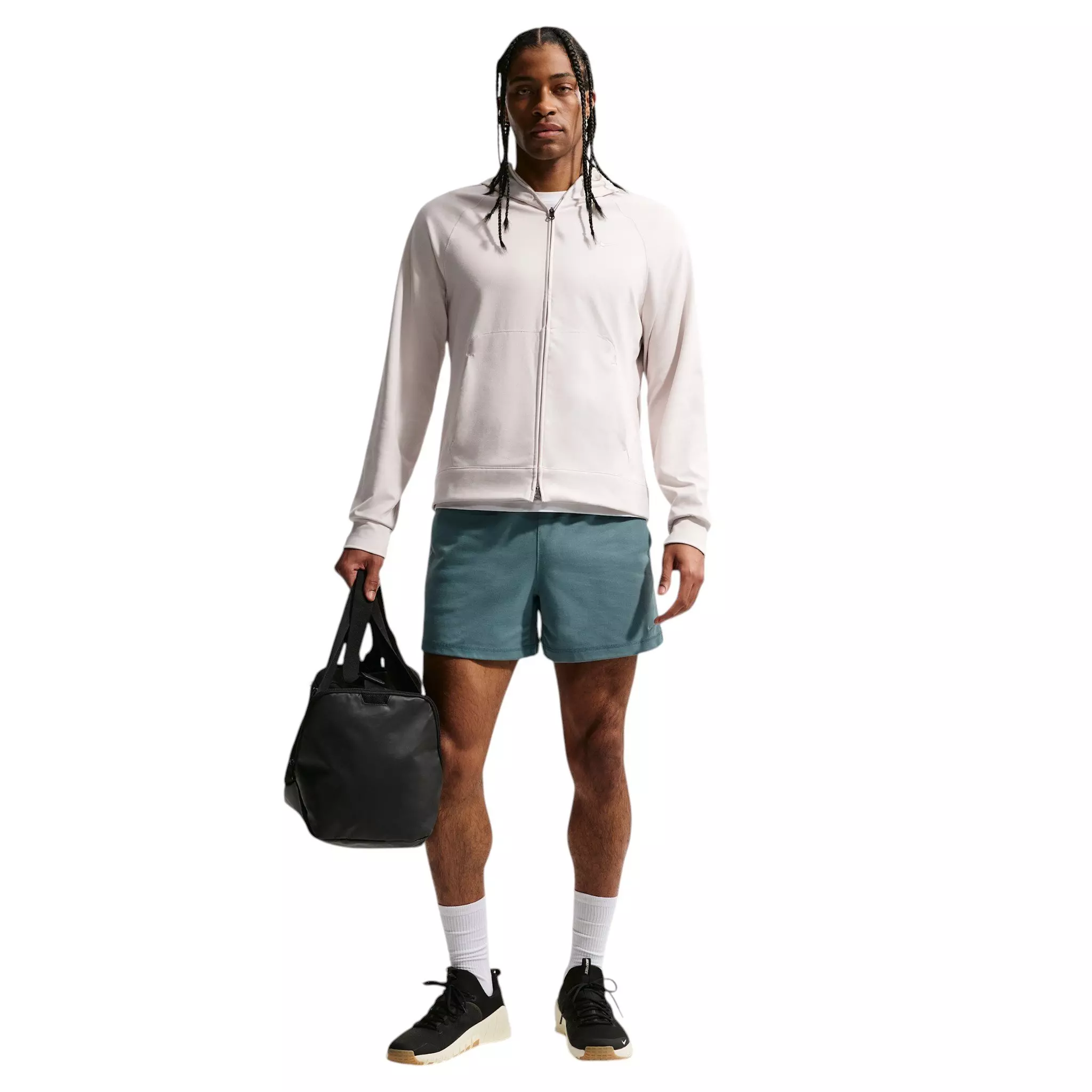 Nike Men's Primary NanoKnit Dri-FIT UV Protection Full-Zip Performance Hoodie - Light Brown - LIGHT BROWN