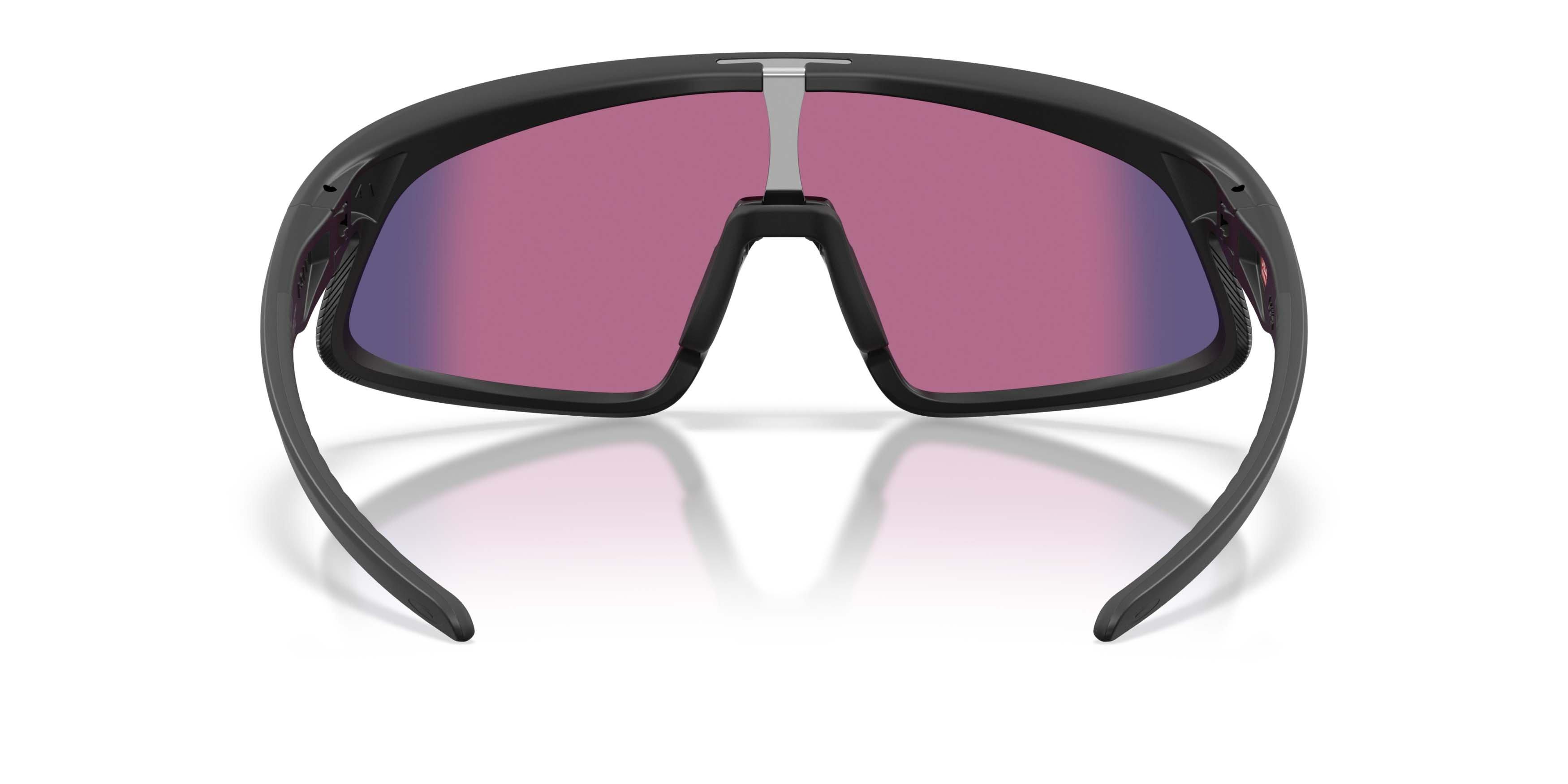 Oakley RSLV 141 Prizm Road Sunglasses &ndash; Matte Black - BLACK/RED Thumbnail View 6