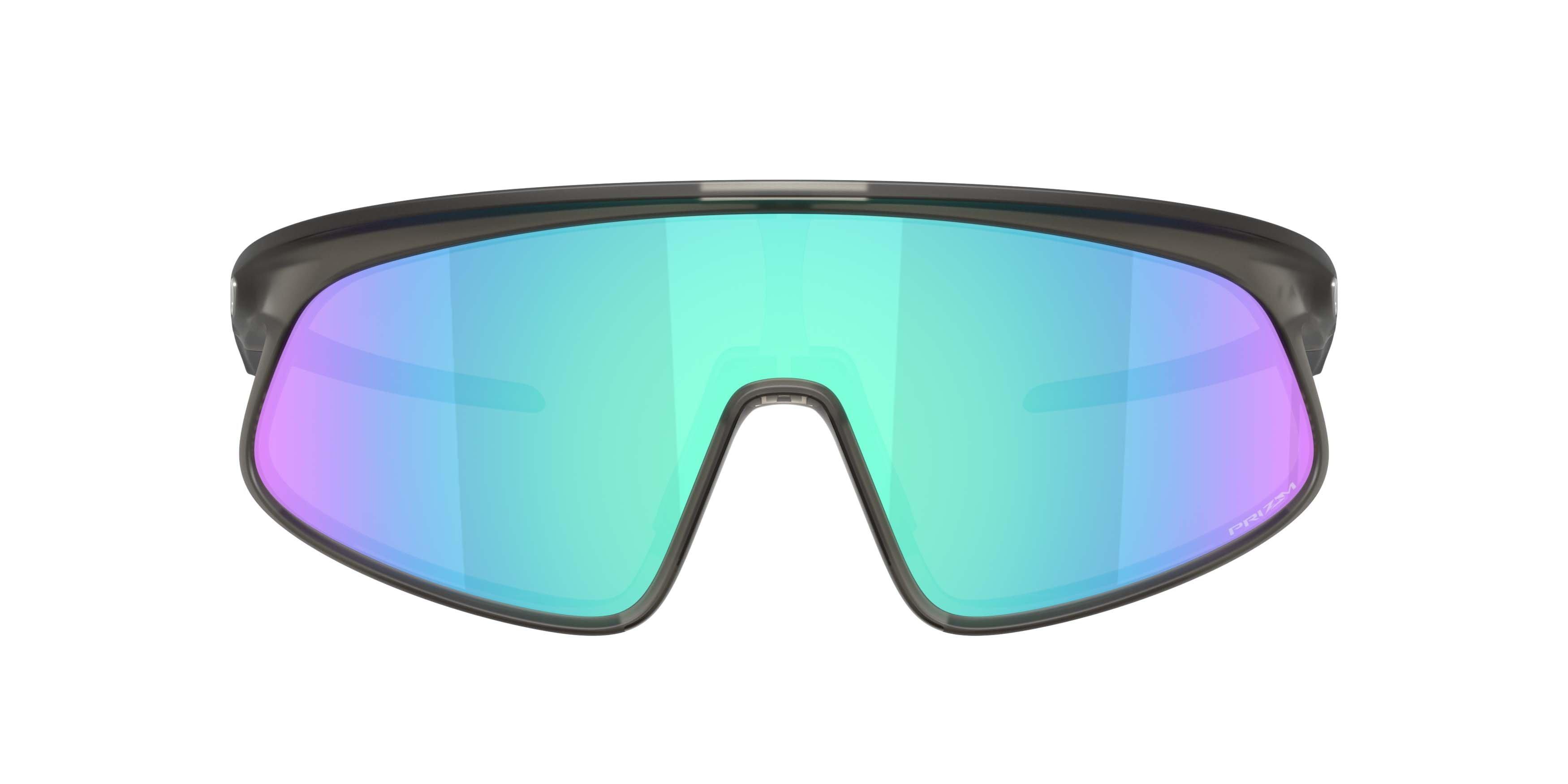Oakley RSLV 141 Prizm Sapphire Sunglasses &ndash; Matte Grey Smoke - GREY/BLUE Thumbnail View 2