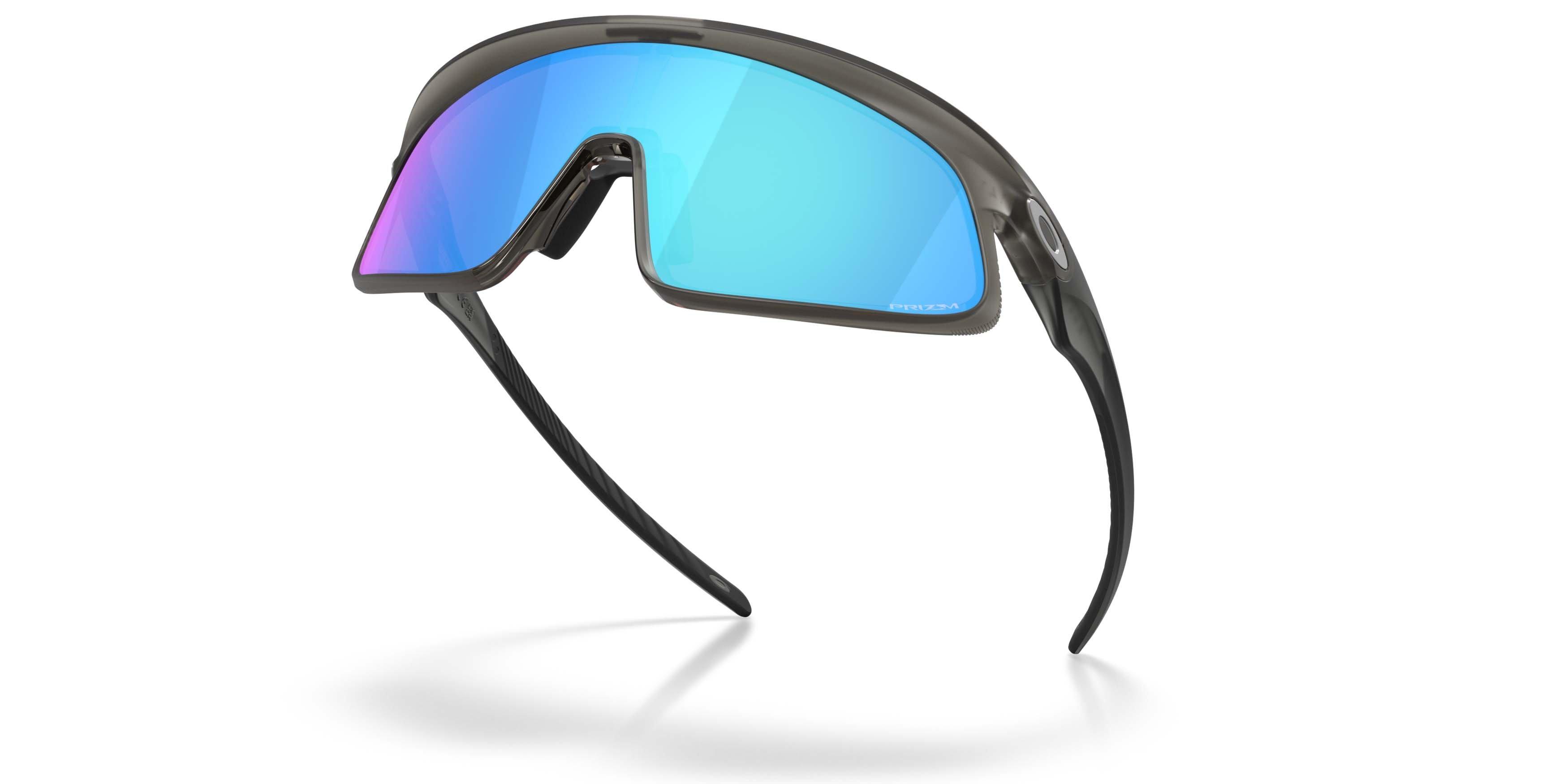 Oakley RSLV 141 Prizm Sapphire Sunglasses &ndash; Matte Grey Smoke - GREY/BLUE Thumbnail View 3