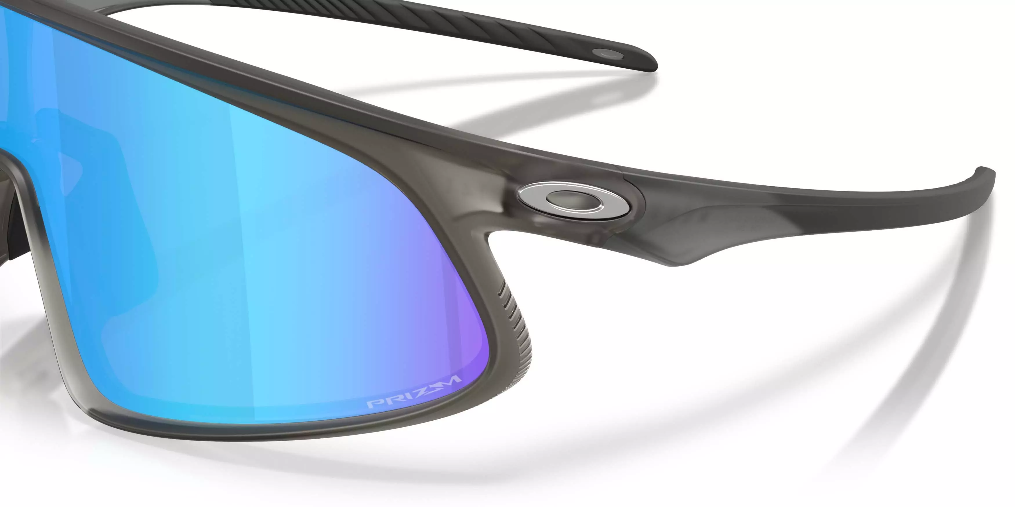 Oakley RSLV 141 Prizm Sapphire Sunglasses &ndash; Matte Grey Smoke - GREY/BLUE