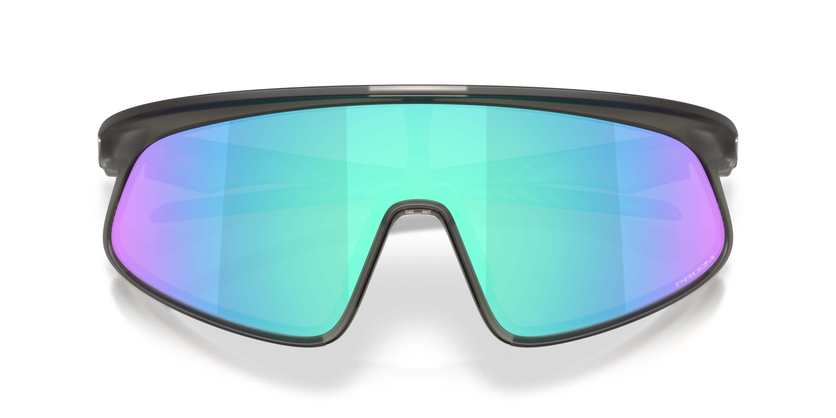 Oakley RSLV 141 Prizm Sapphire Sunglasses &ndash; Matte Grey Smoke - GREY/BLUE Thumbnail View 7