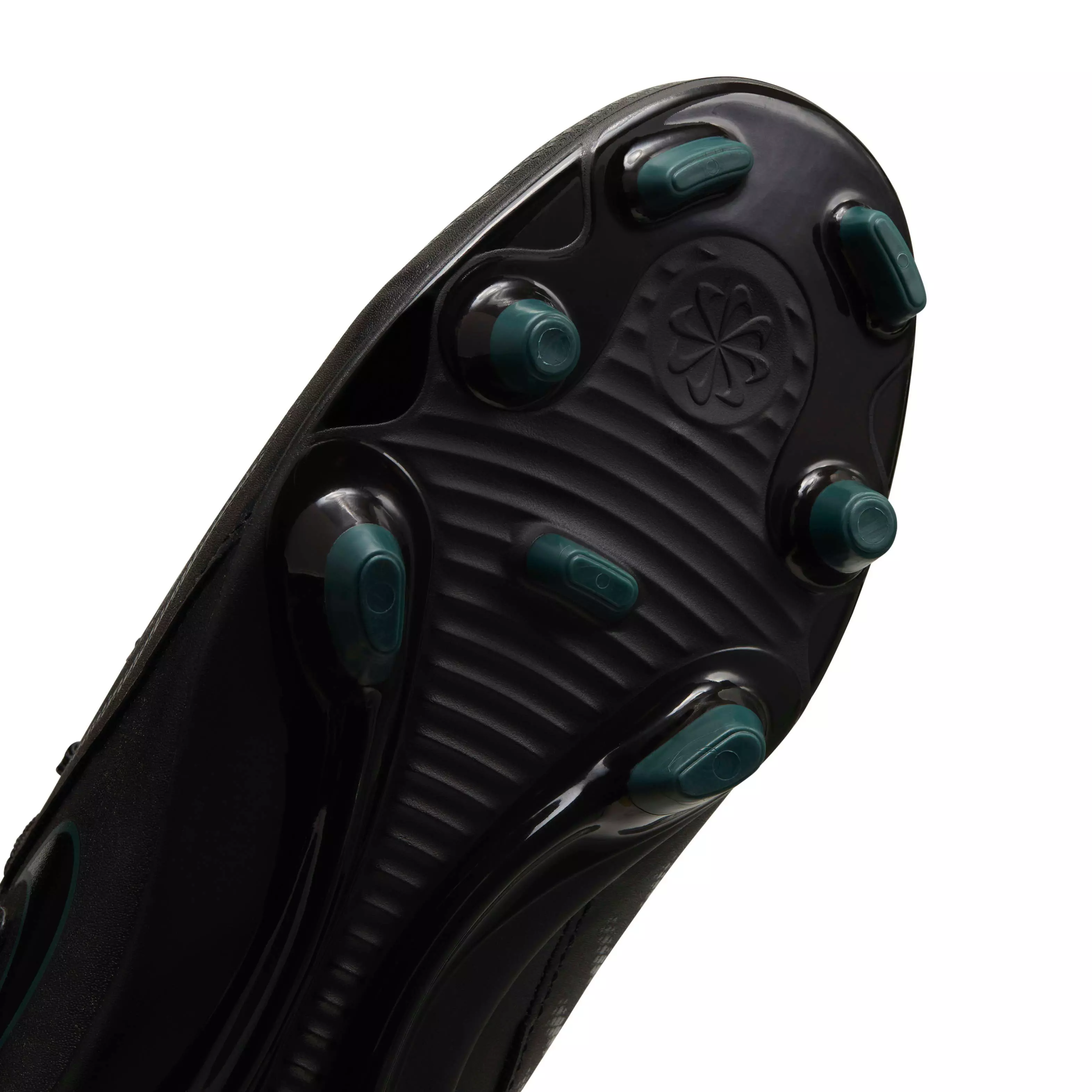 Nike Jr. Phantom GX 2 Club MG "Black/Deep Jungle/Black" Grade School Kids' Soccer Cleat - BLACK/JUNGLE/BLACK