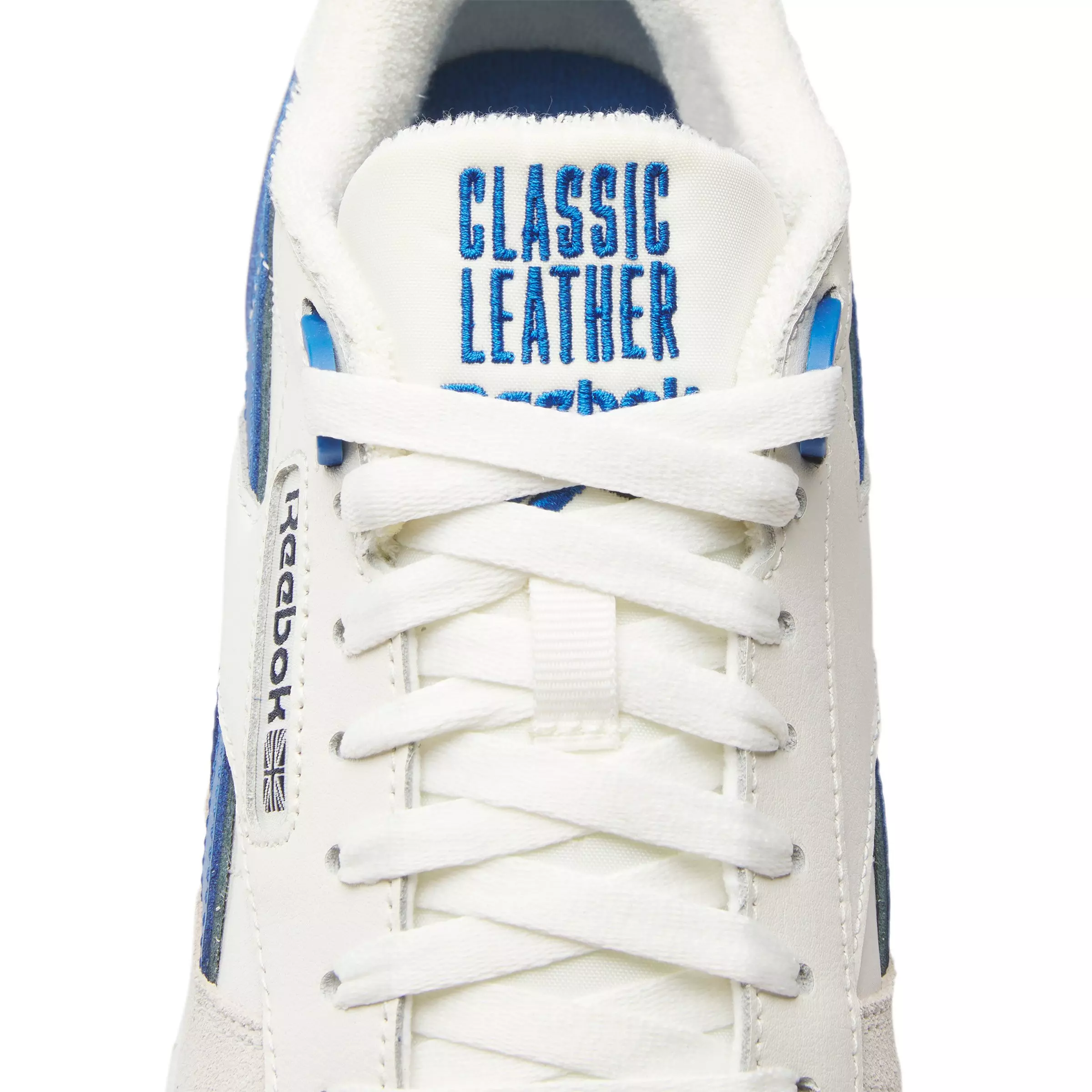 Reebok Classic Leather "Chalk/Vector Blue/Vector Navy" Unisex Shoe - CHALK/BLUE/NAVY
