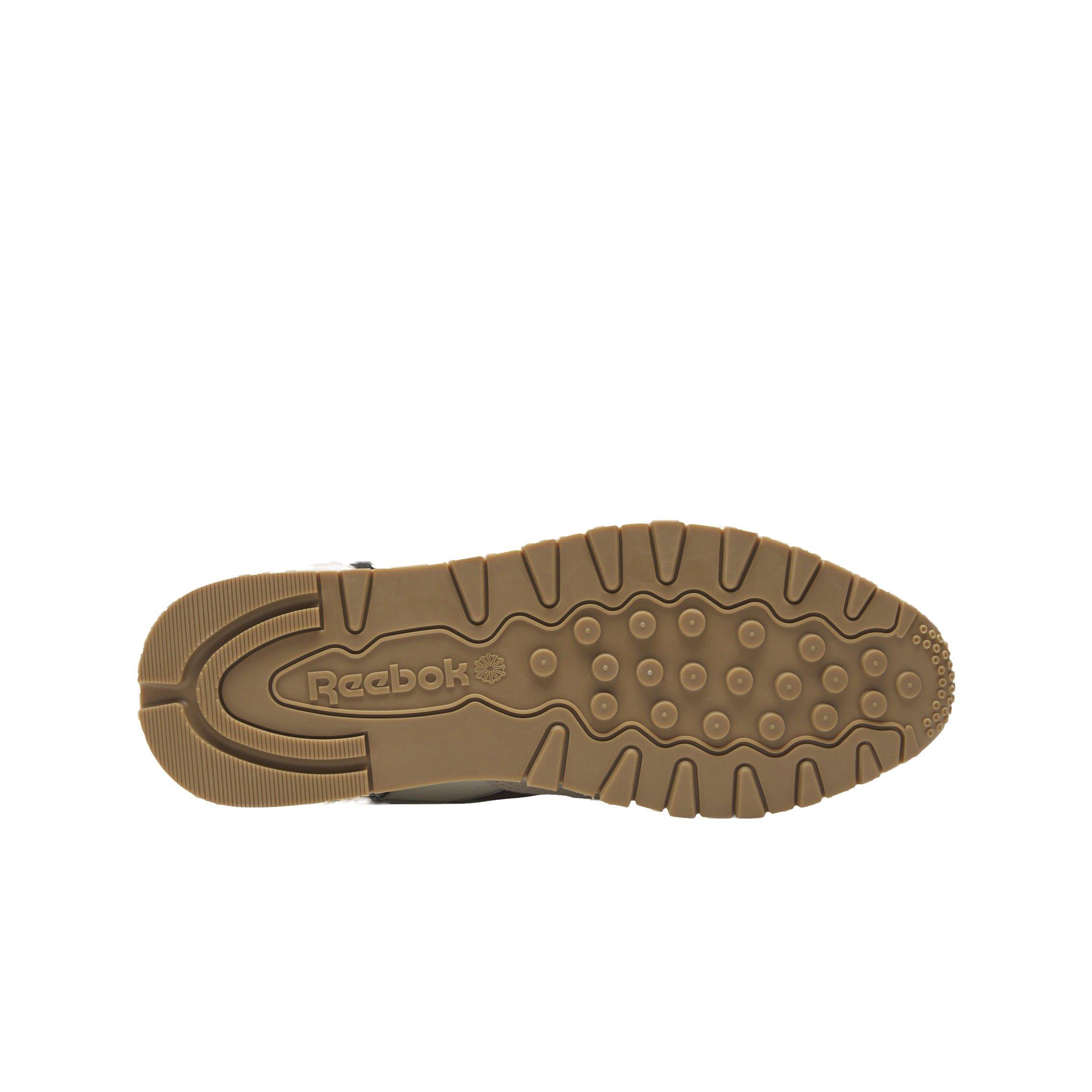 Reebok Classic Leather "Chalk/Classic Maroon/Core Black" Unisex Shoe - CHALK/MAROON/BLACK Thumbnail View 3