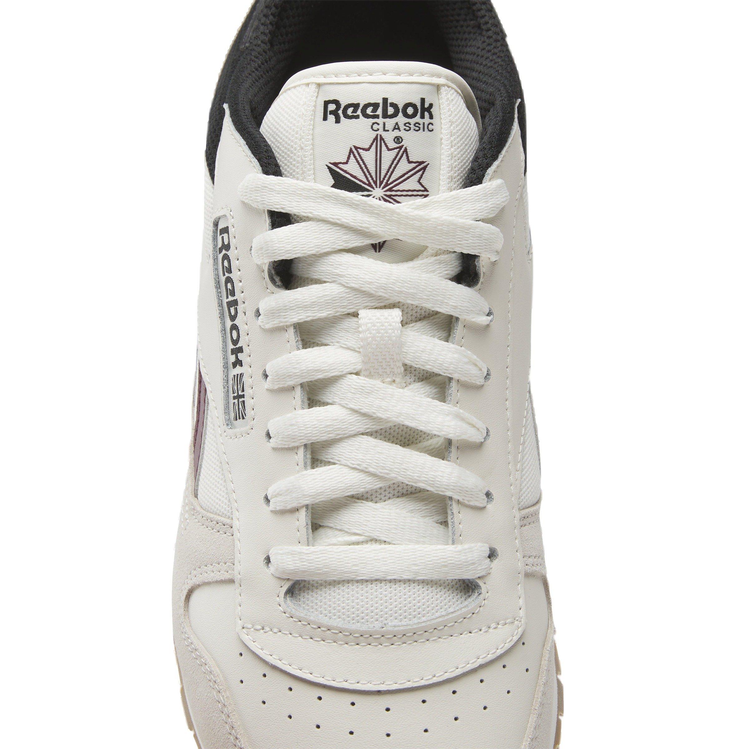 Reebok Classic Leather "Chalk/Classic Maroon/Core Black" Unisex Shoe - CHALK/MAROON/BLACK Thumbnail View 4