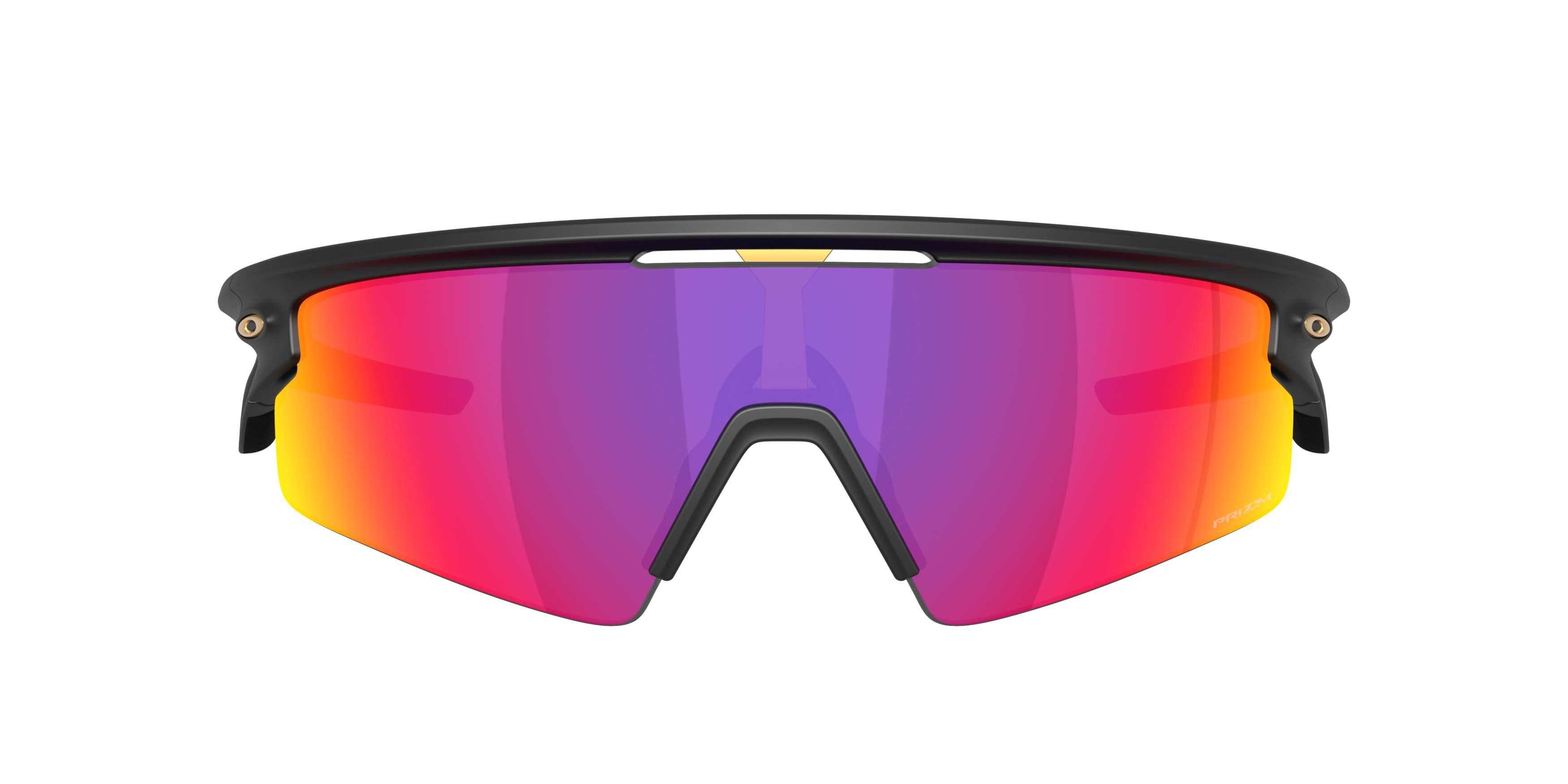 Oakley Sphaera Strike Prizm Road Sunglasses &ndash; Matte Black - BLACK/RED Thumbnail View 2