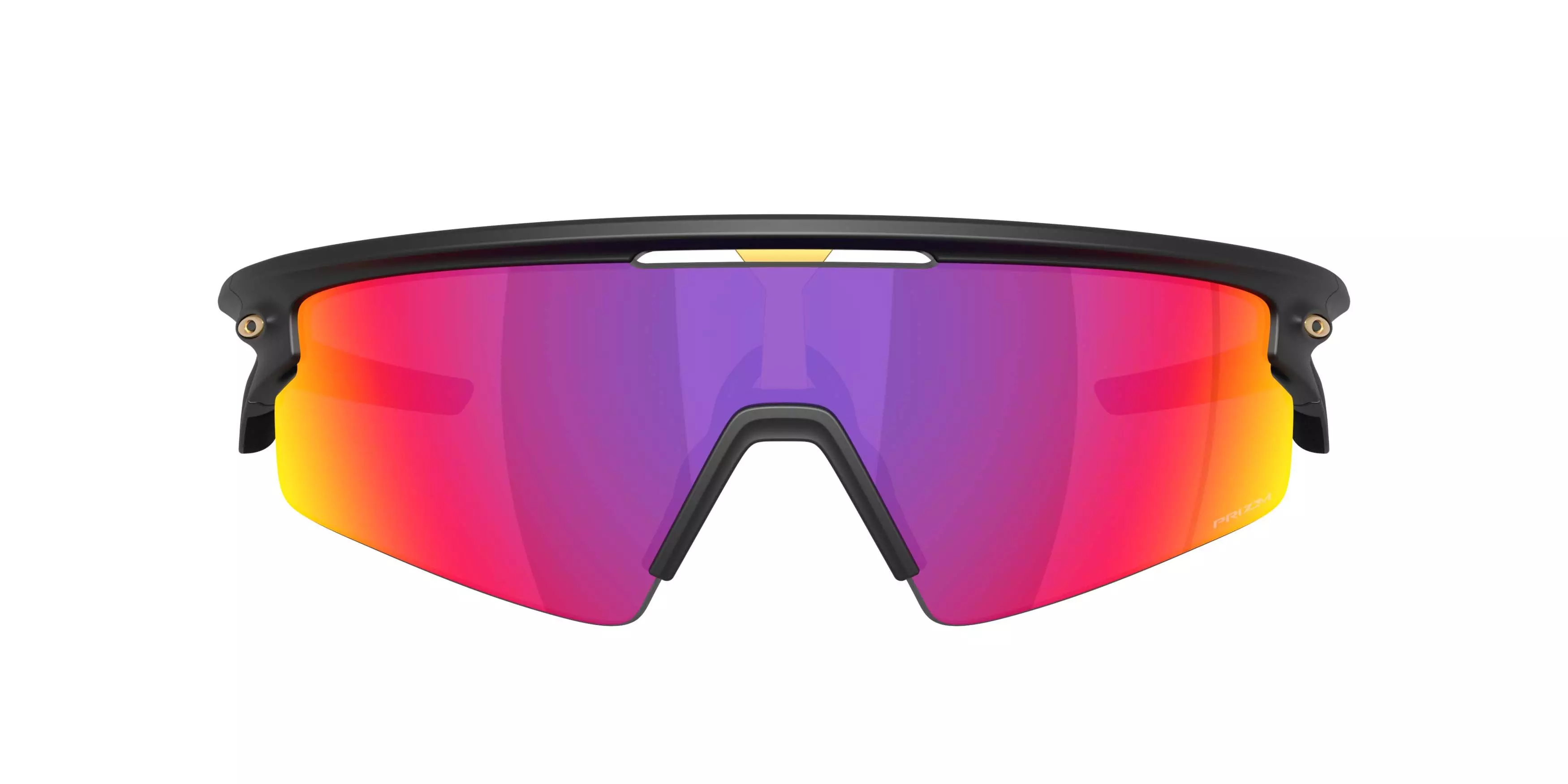 Oakley Sphaera Strike Prizm Road Sunglasses &ndash; Matte Black - BLACK/RED