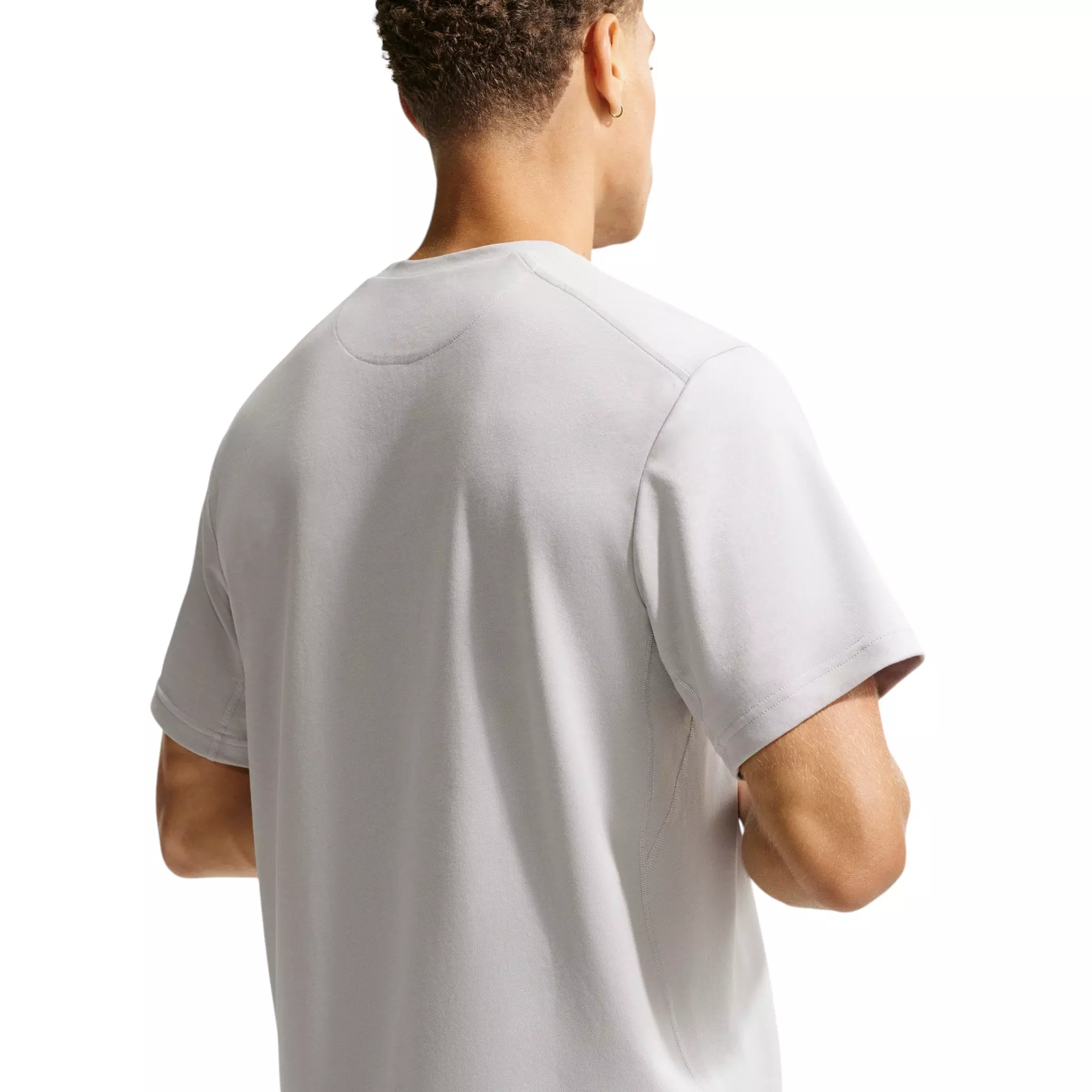 Nike Men's Primary Dri-FIT Short Sleeve Versatile Top - Grey - GREY