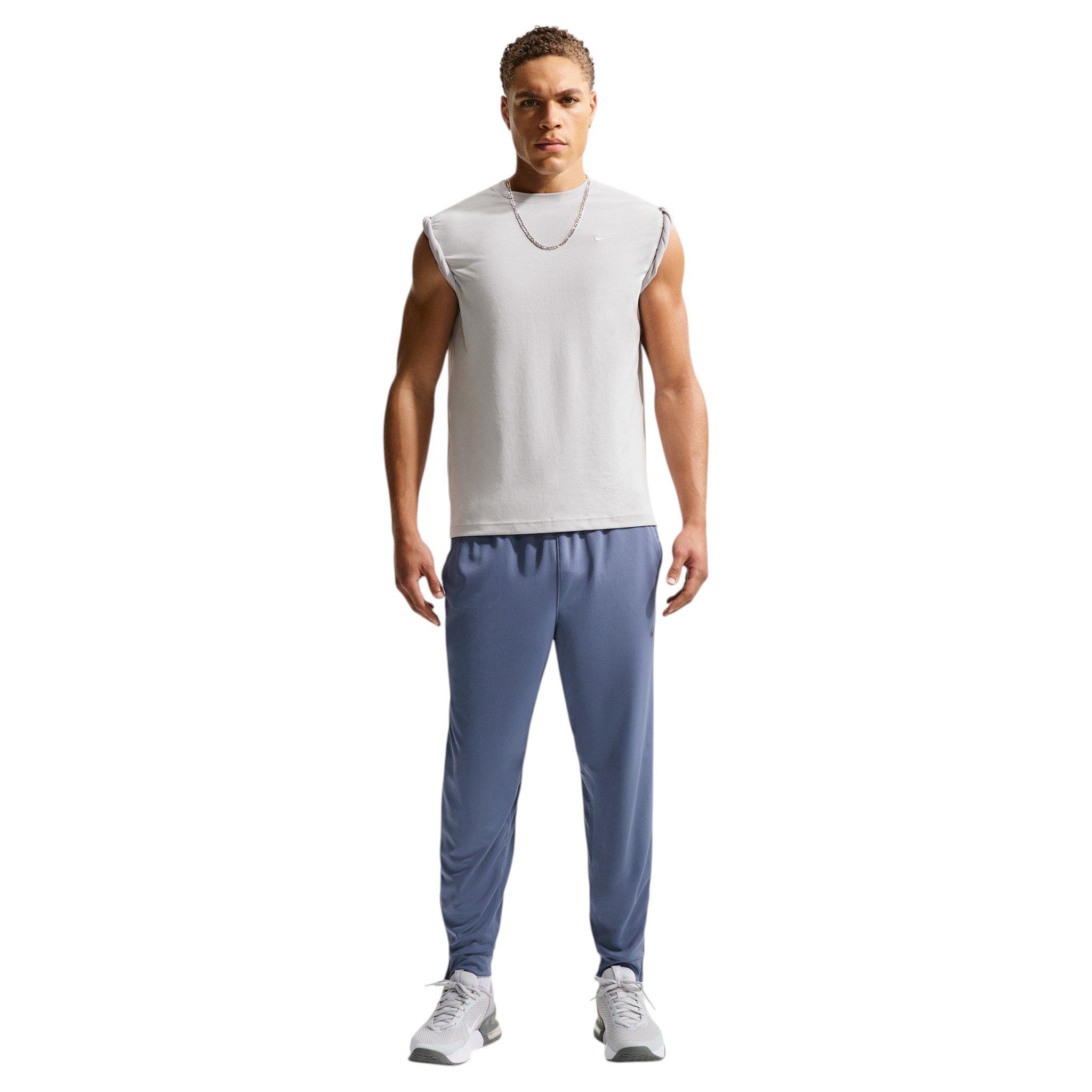 Nike Men's Primary Dri-FIT Short Sleeve Versatile Top - Grey - GREY