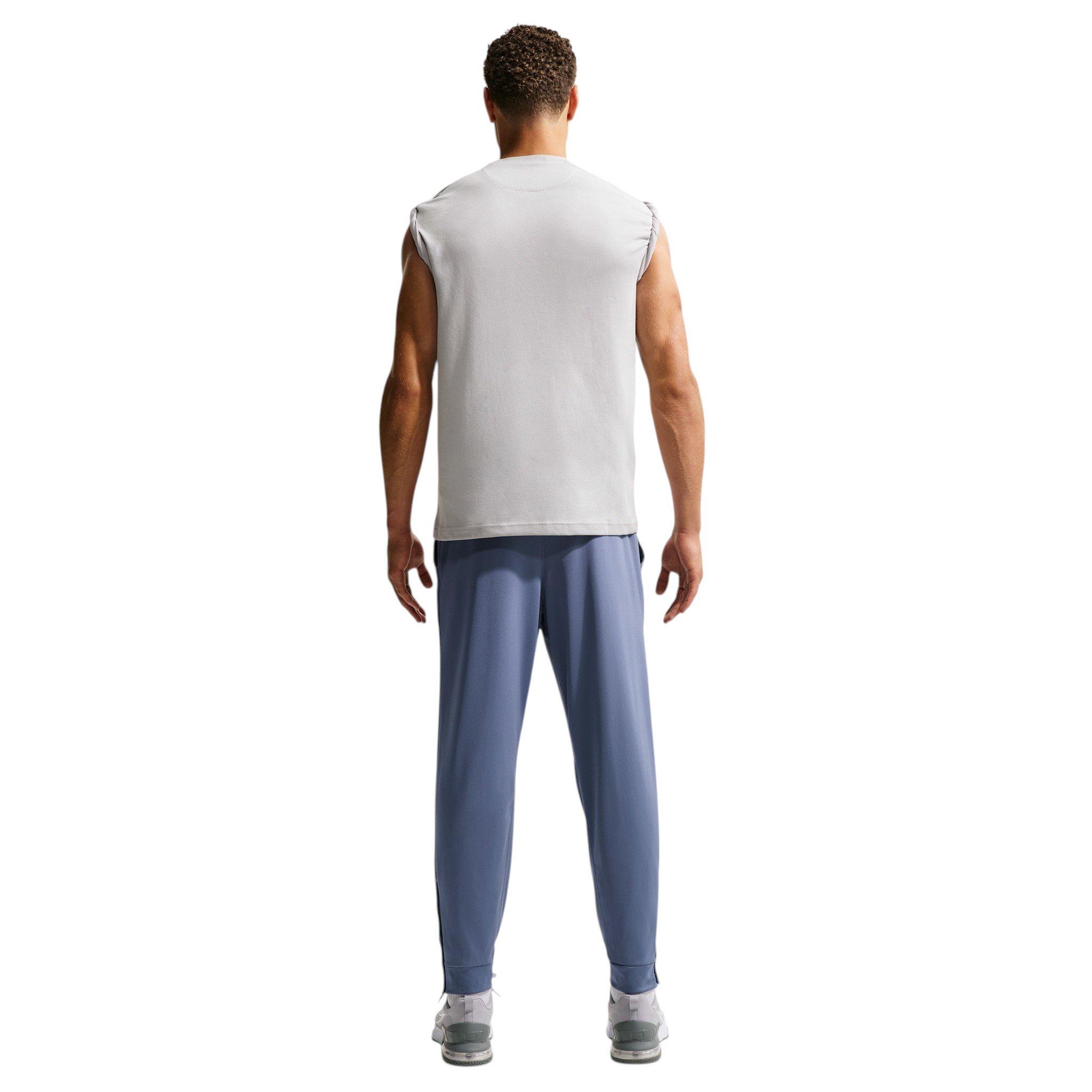 Nike Men's Primary Dri-FIT Short Sleeve Versatile Top - Grey - GREY