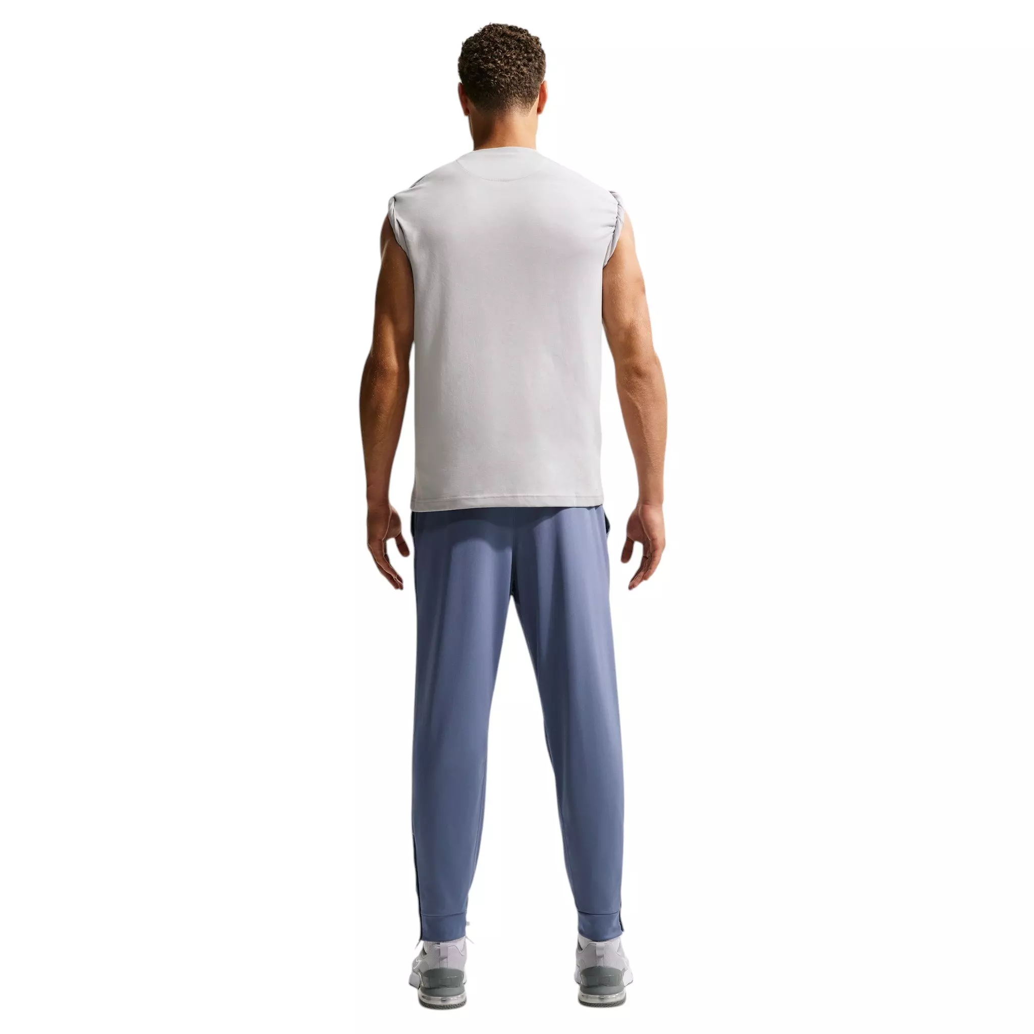 Nike Men's Primary Dri-FIT Short Sleeve Versatile Top - Grey - GREY