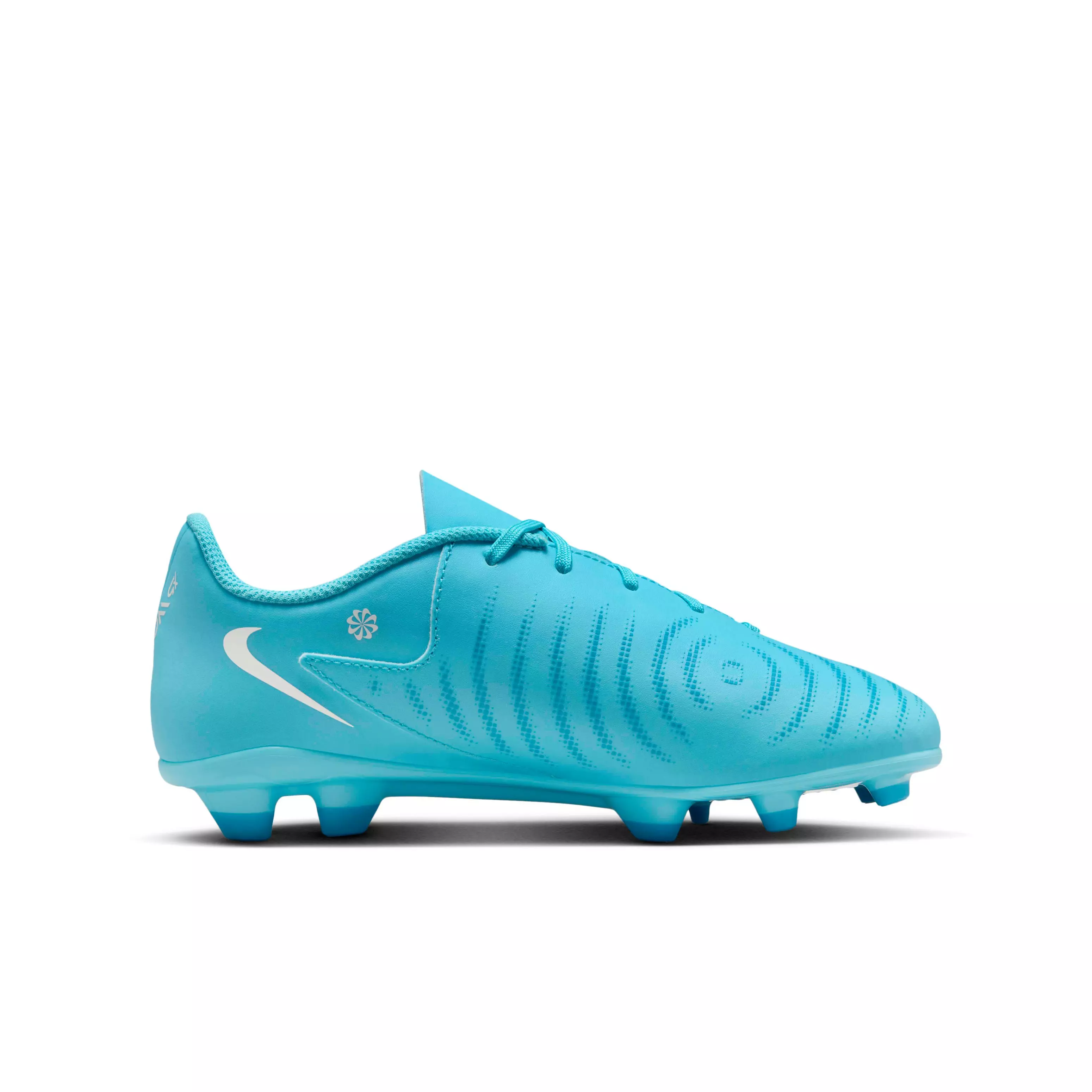 Nike Jr. Phantom GX 2 Club MG "Blue Fury/White" Grade School Kids' Soccer Cleat - BLUE/WHITE