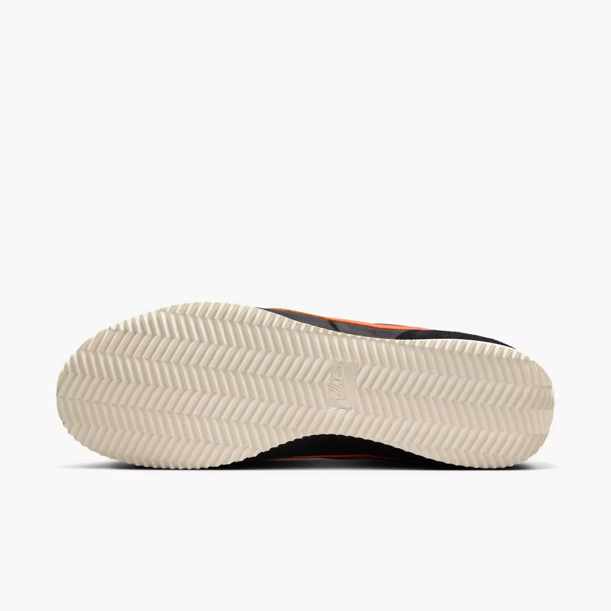 Nike Cortez Textile "Black/Sail/Muslin/Safety Orange" Men's Shoe - BLACK/SAIL/MUSLIN/ORANGE