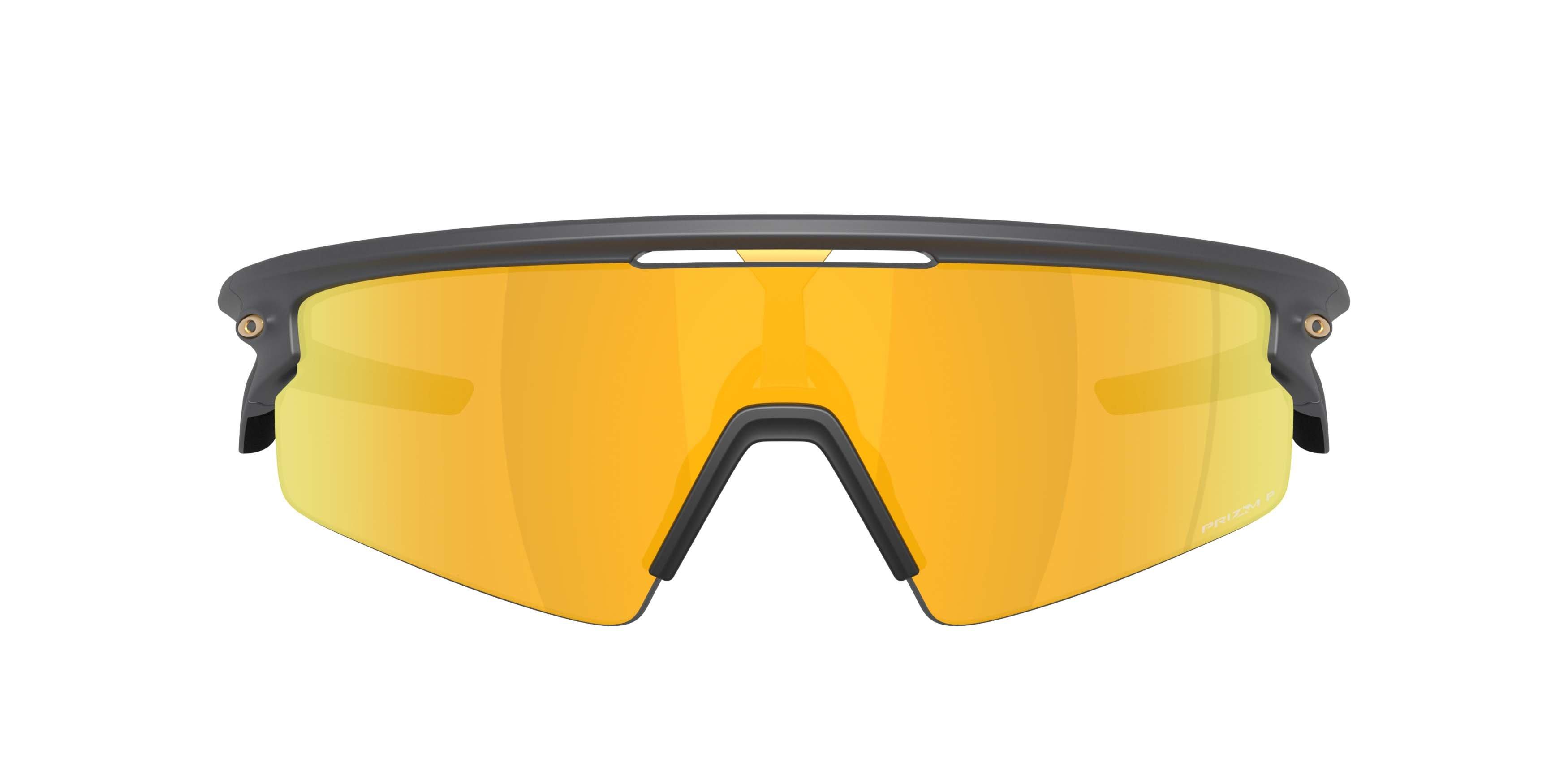 Oakley Sphaera Strike Prizm 24K Sunglasses &ndash; Matte Carbon - GREY/GOLD Thumbnail View 2