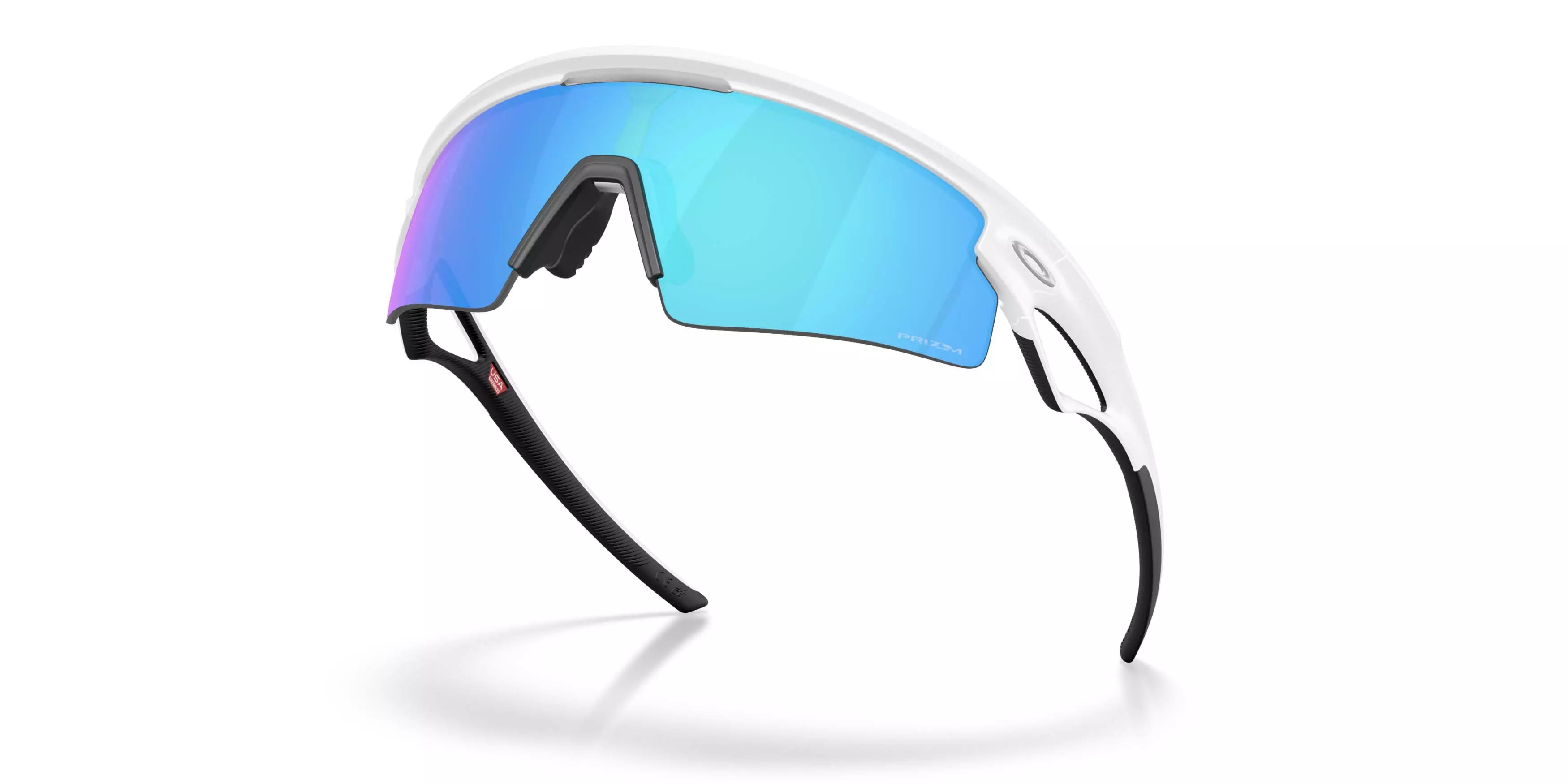 Oakley Sphaera Strike Prizm Sapphire Sunglasses &ndash; Matte White - WHITE/BLUE