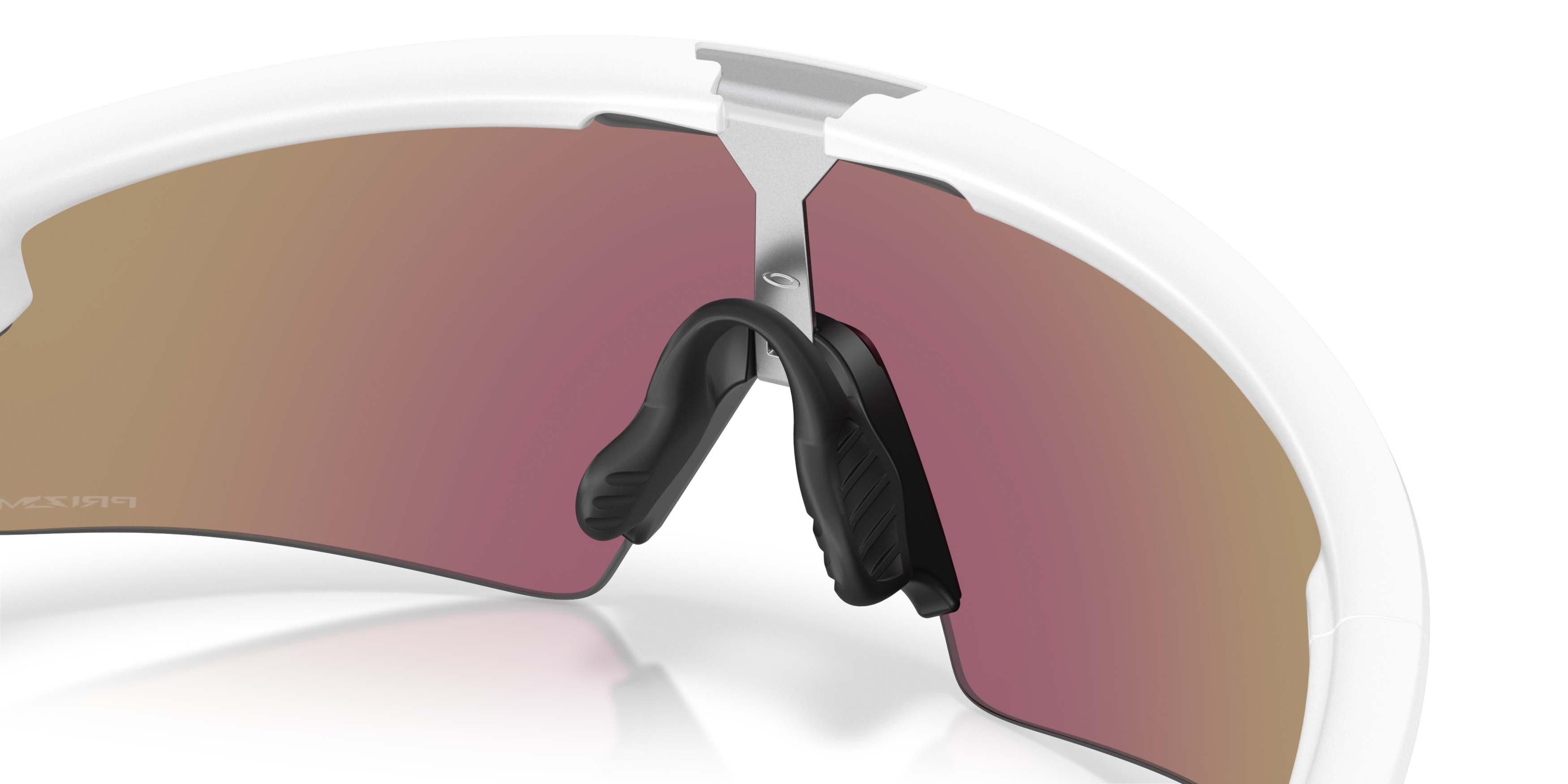 Oakley Sphaera Strike Prizm Sapphire Sunglasses &ndash; Matte White - WHITE/BLUE Thumbnail View 5