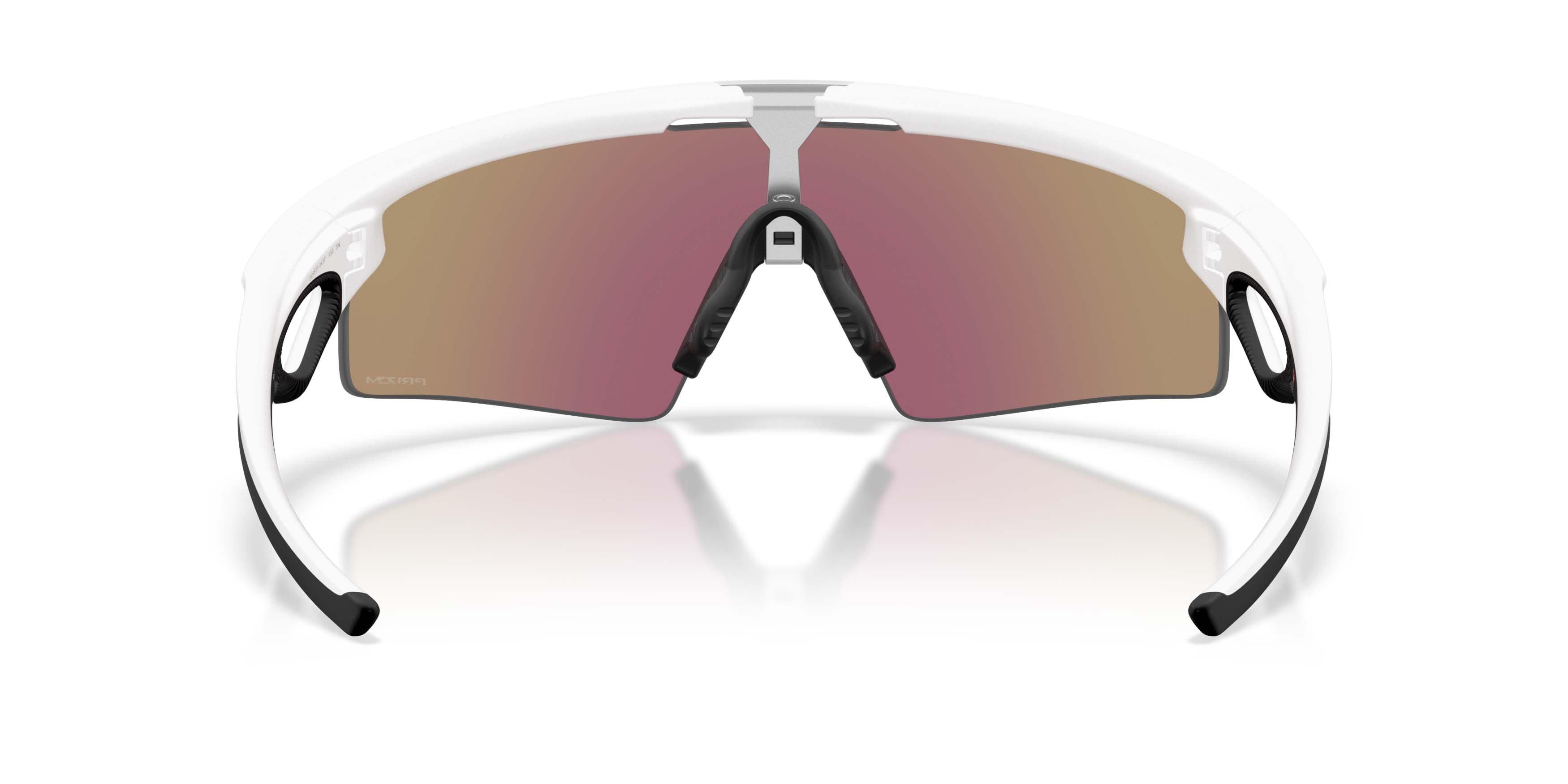 Oakley Sphaera Strike Prizm Sapphire Sunglasses &ndash; Matte White - WHITE/BLUE Thumbnail View 6