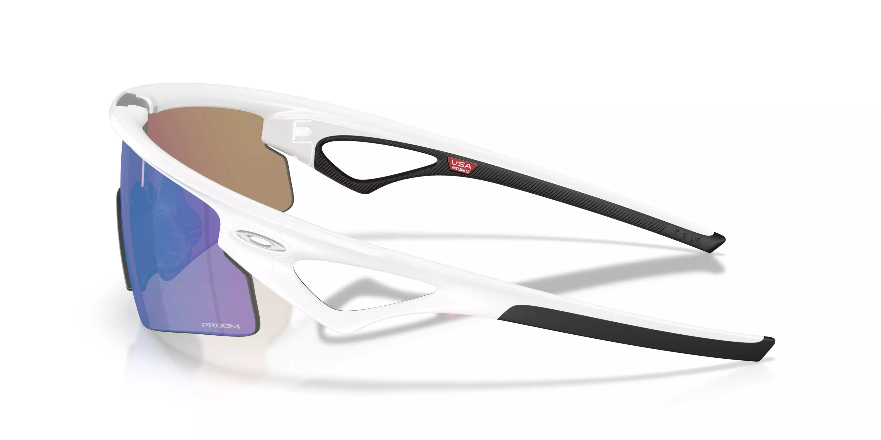 Oakley Sphaera Strike Prizm Sapphire Sunglasses &ndash; Matte White - WHITE/BLUE