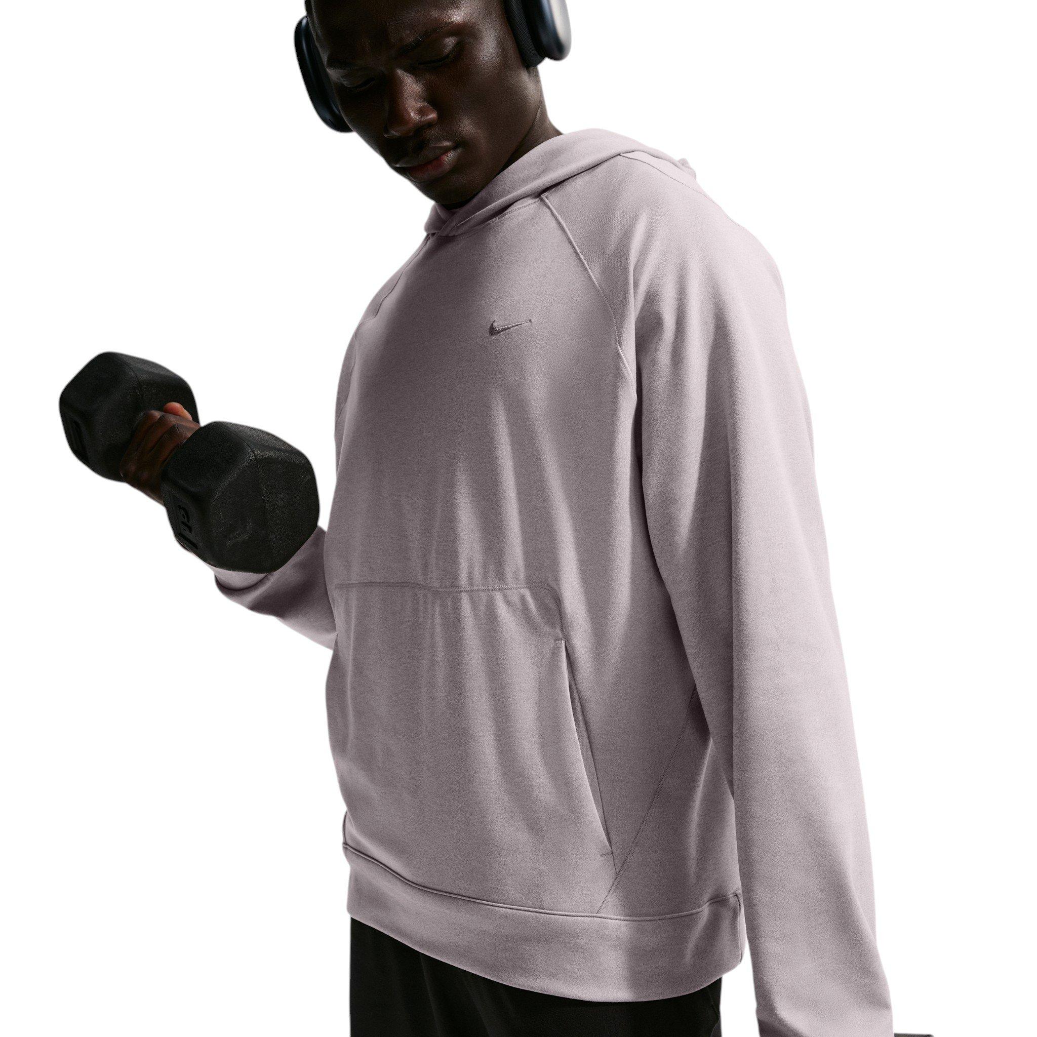 Nike Men's Primary NanoKnit Dri-FIT UV Protection Pullover Performance Hoodie - Light Purple - LIGHT PURPLE
