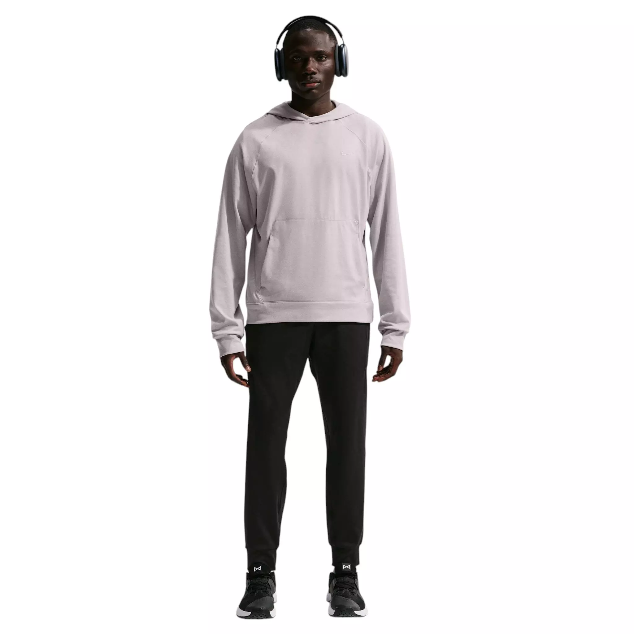 Nike Men's Primary NanoKnit Dri-FIT UV Protection Pullover Performance Hoodie - Light Purple - LIGHT PURPLE