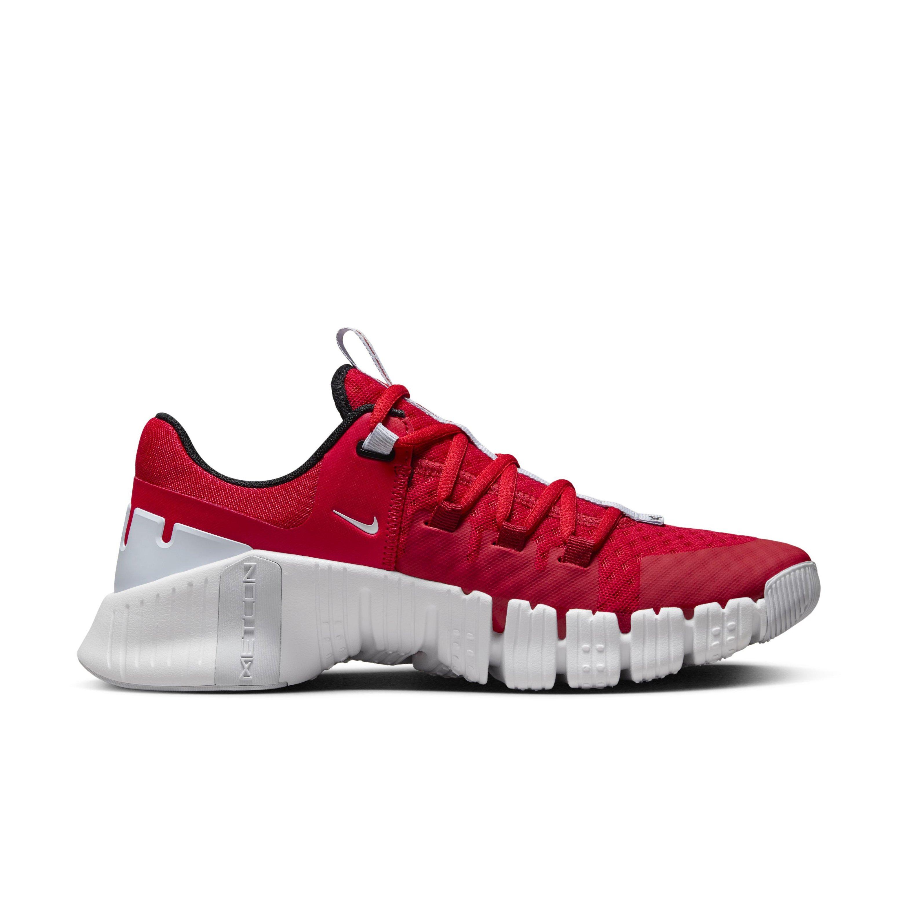 Nike Free Metcon 5 University Red White Football Grey Black Men s Training Shoe Hibbett