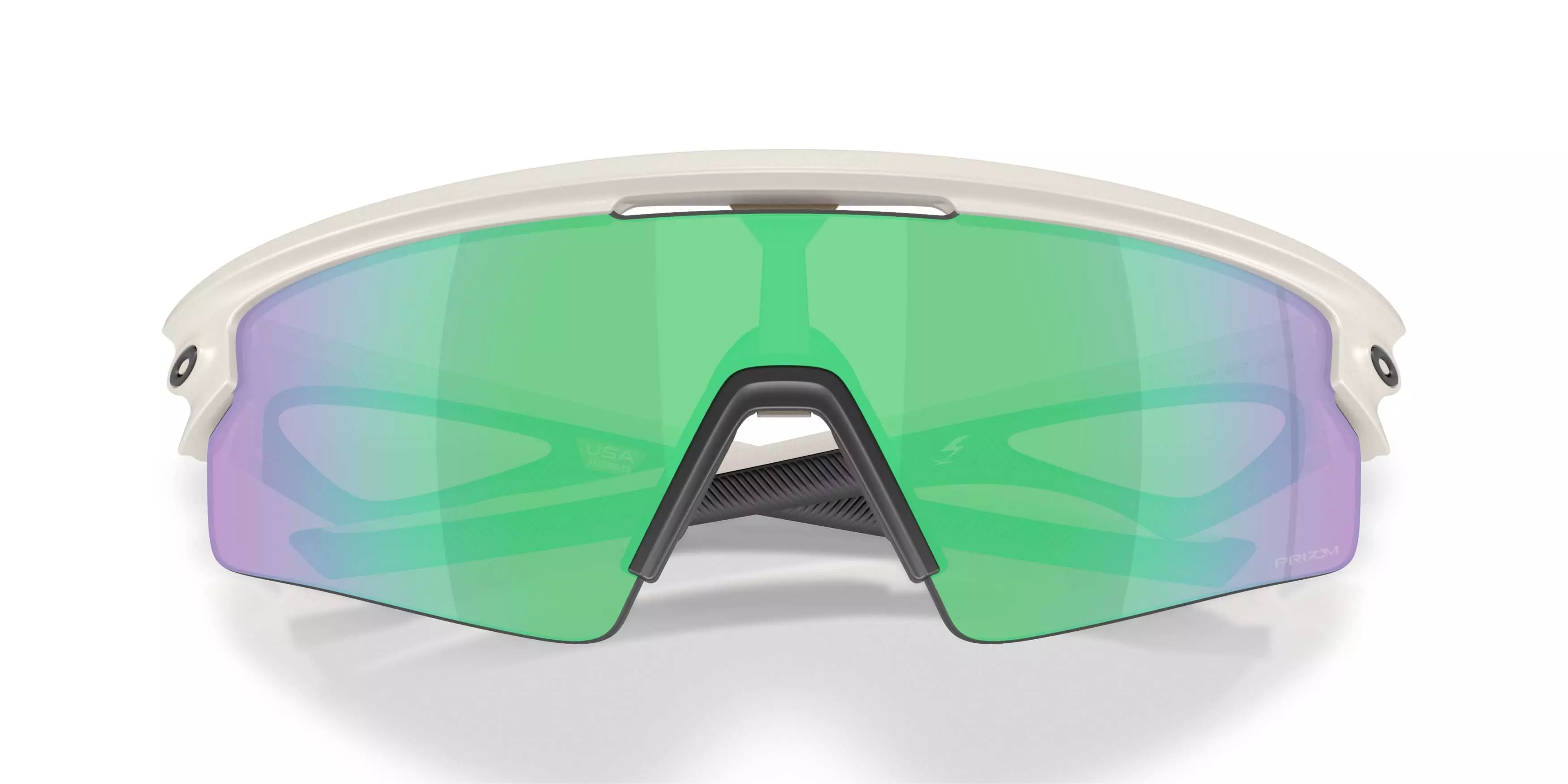 Oakley Sphaera Strike Prizm Road Jade Sunglasses &ndash; Matte Mist - GREY/GREEN