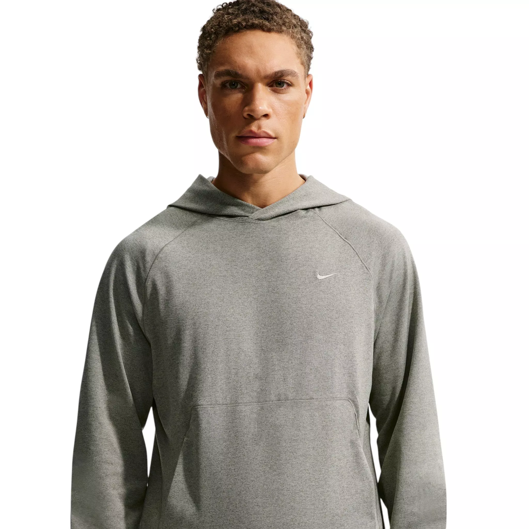 Nike Men's Primary NanoKnit Dri-FIT UV Protection Pullover Performance Hoodie - Green - GREEN