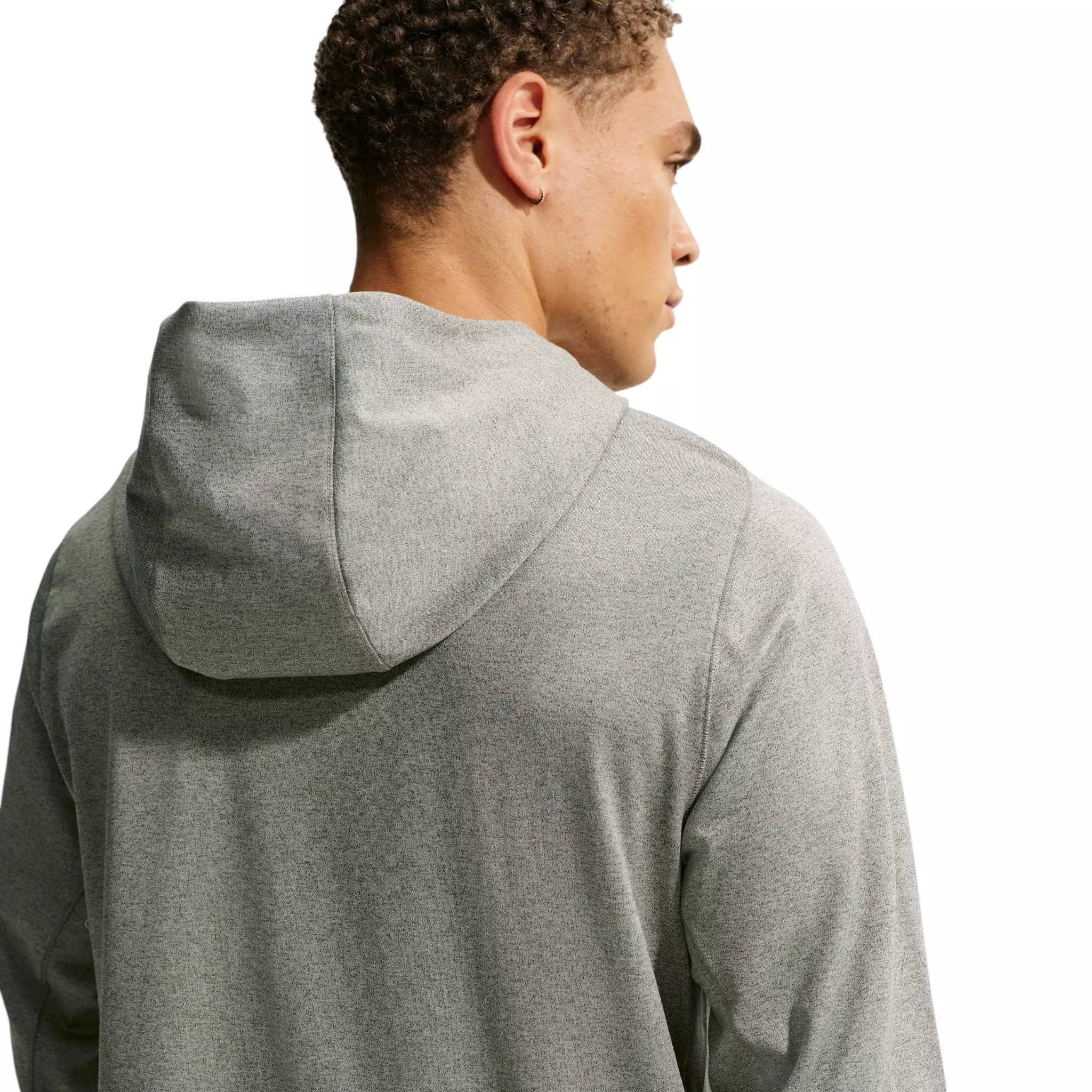Nike Men's Primary NanoKnit Dri-FIT UV Protection Pullover Performance Hoodie - Green - GREEN