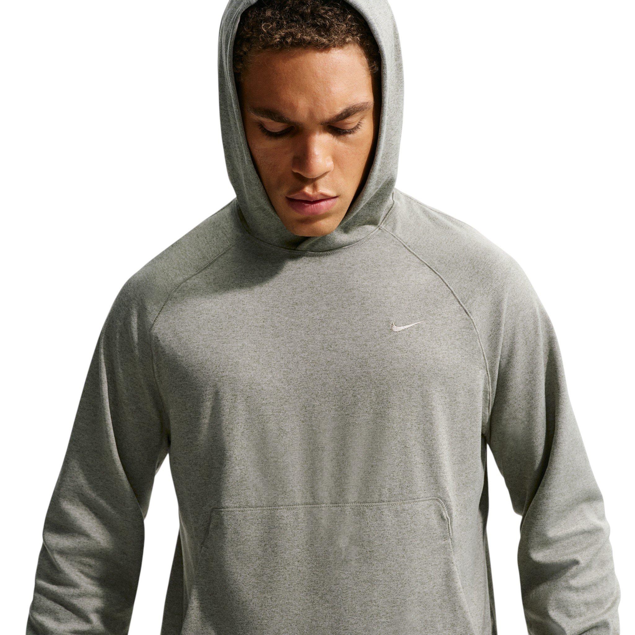 Nike Men's Primary NanoKnit Dri-FIT UV Protection Pullover Performance Hoodie - Green - GREEN
