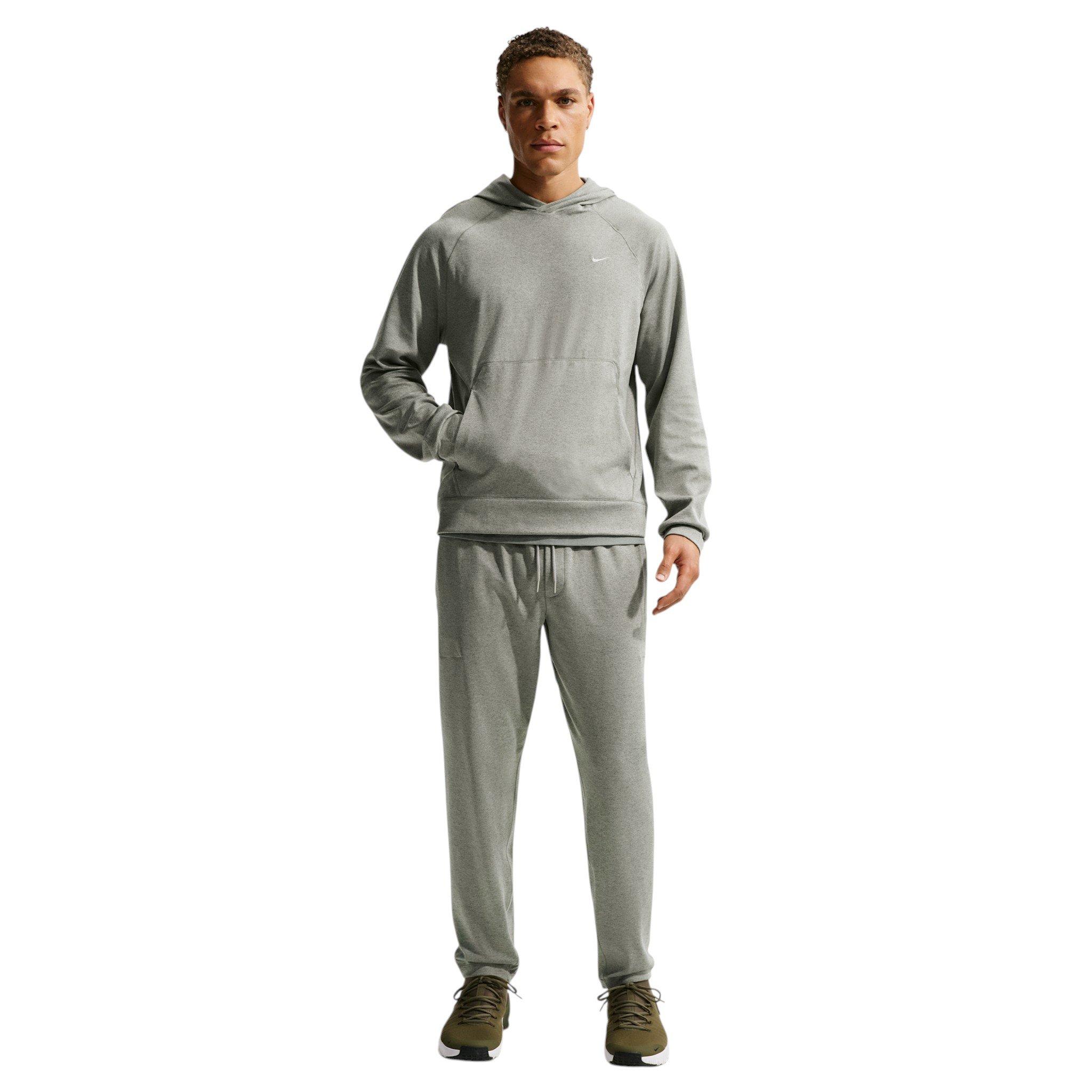 Nike Men's Primary NanoKnit Dri-FIT UV Protection Pullover Performance Hoodie - Green - GREEN