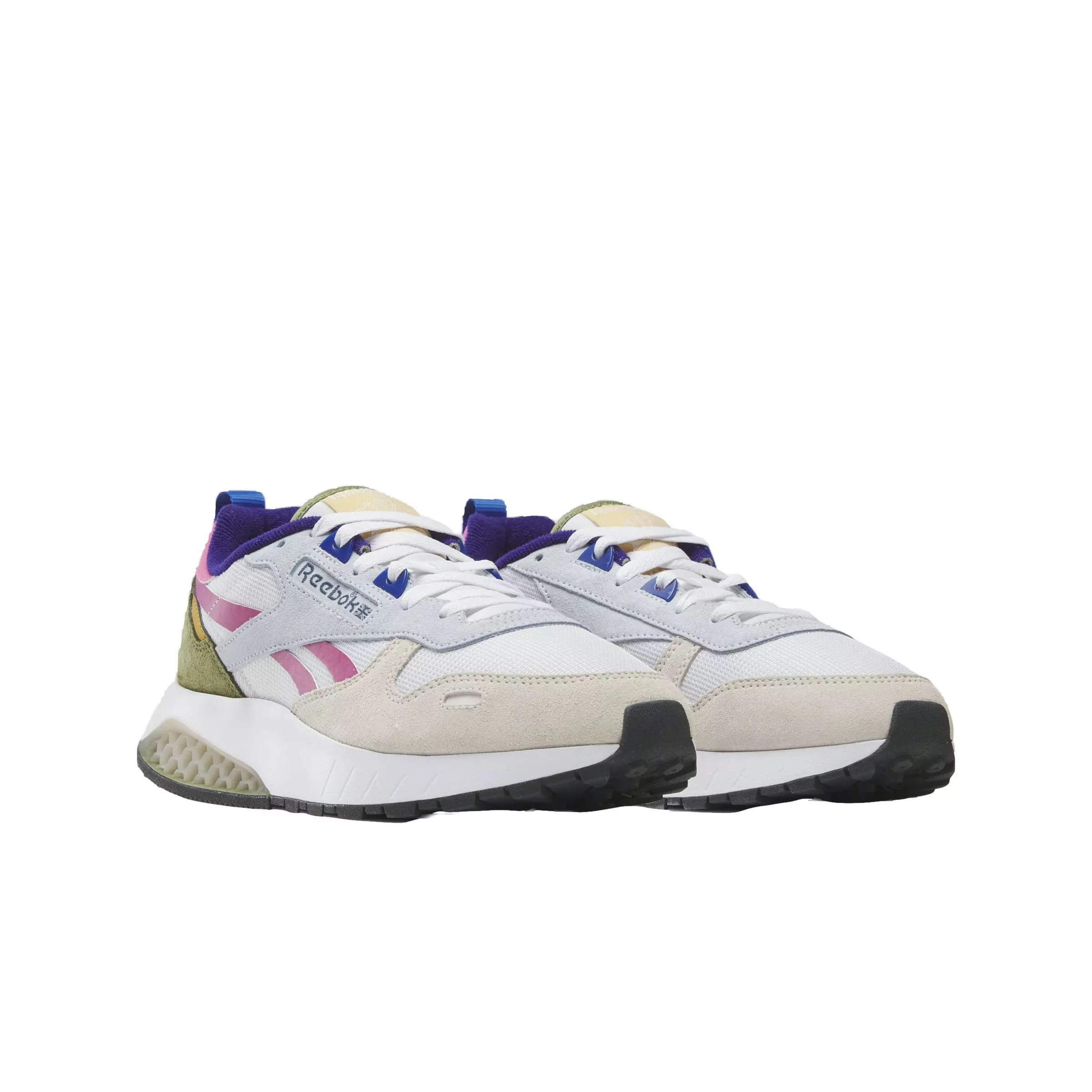 Reebok Classic Leather Hexalite "White/Cold Grey 7/Stucco" Unisex Shoe - WHITE/GREY/STUCCO