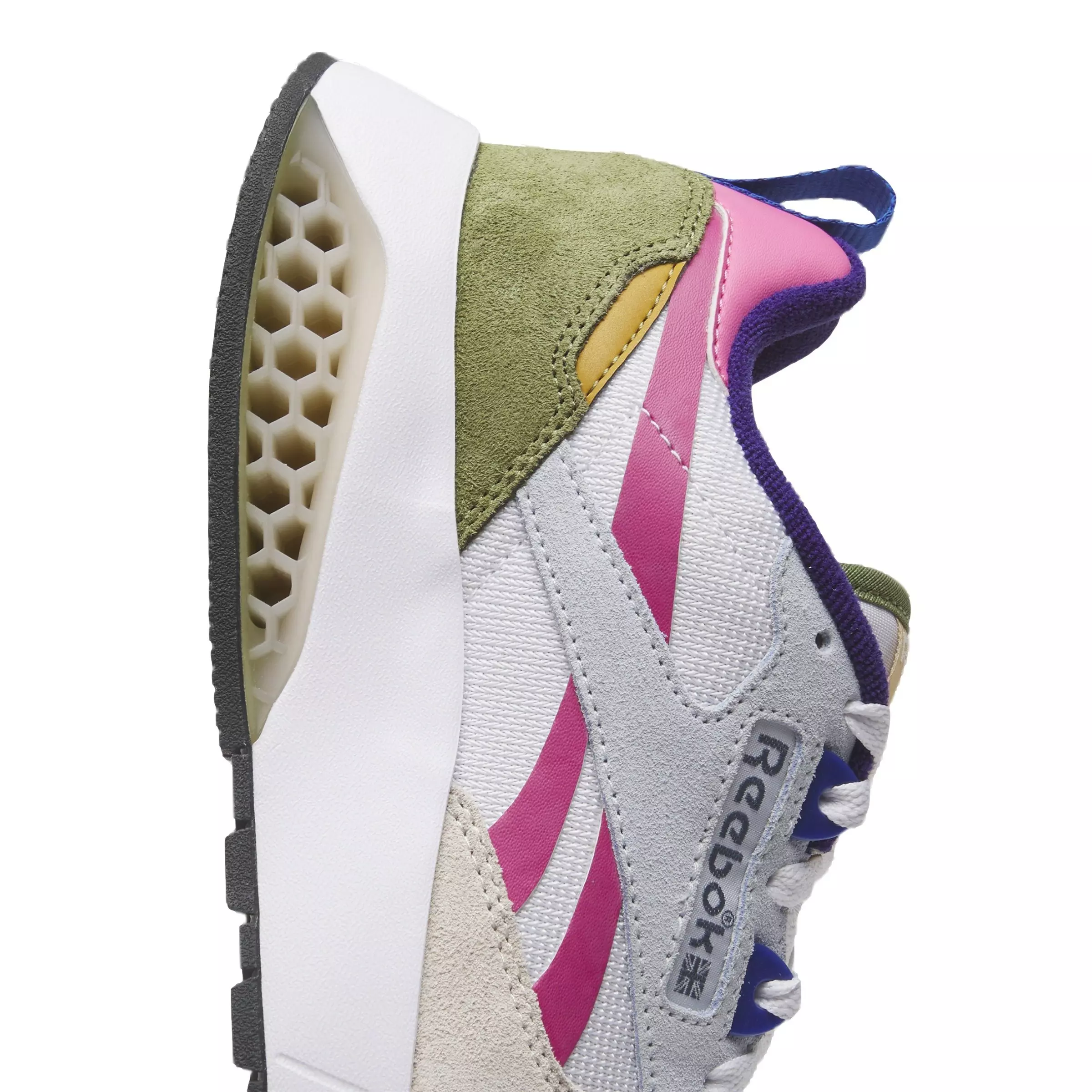 Reebok Classic Leather Hexalite "White/Cold Grey 7/Stucco" Unisex Shoe - WHITE/GREY/STUCCO