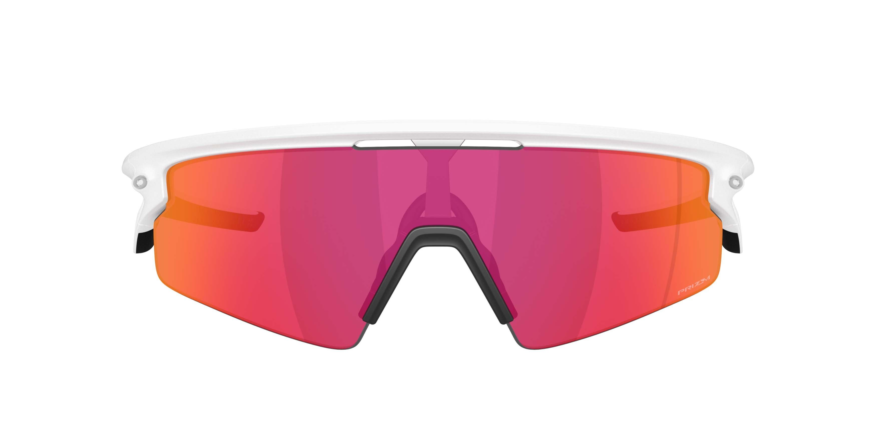 Oakley Sphaera Strike Prizm Field Sunglasses &ndash; Matte White - WHITE/RED Thumbnail View 2