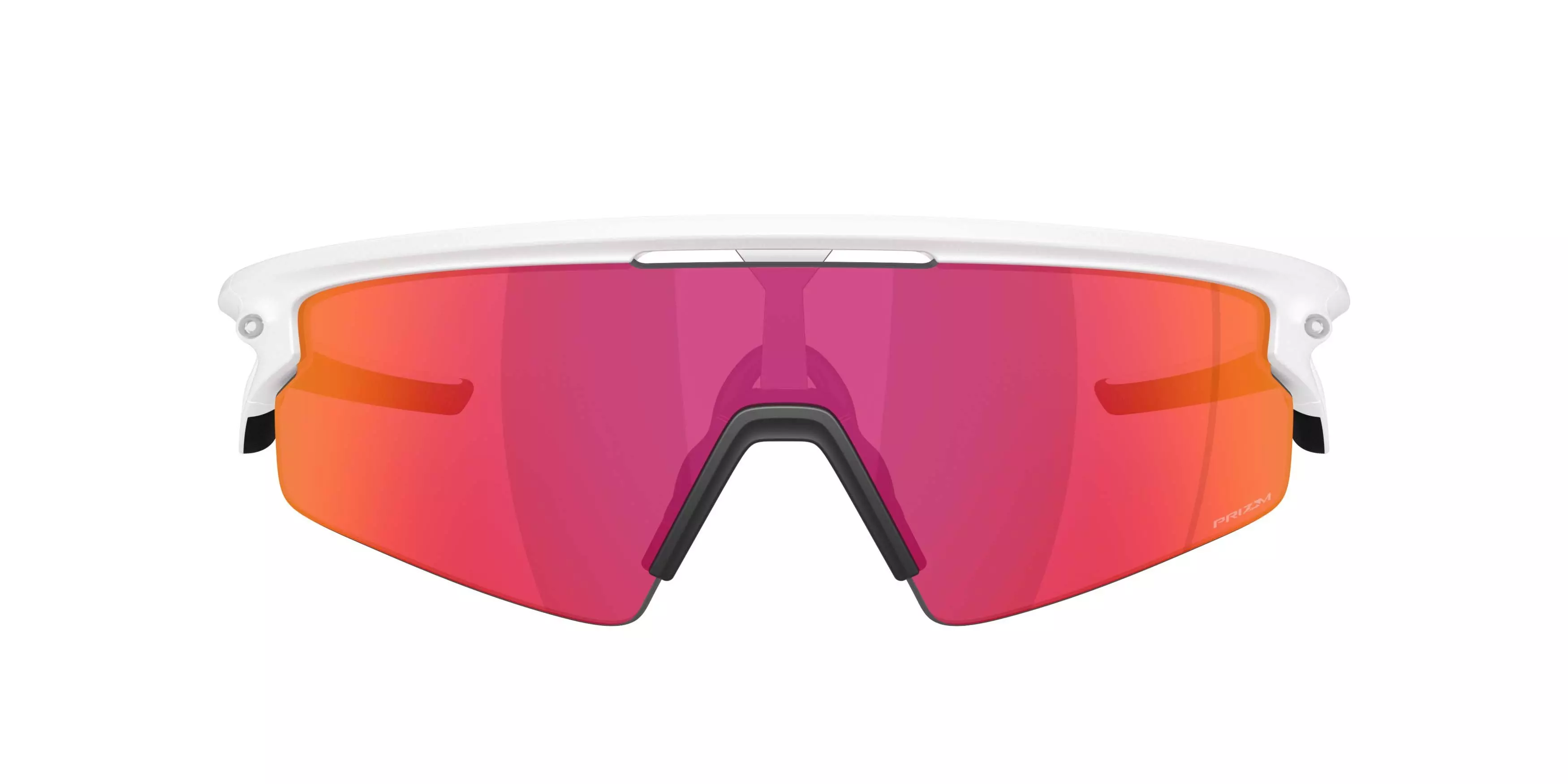 Oakley Sphaera Strike Prizm Field Sunglasses &ndash; Matte White - WHITE/RED