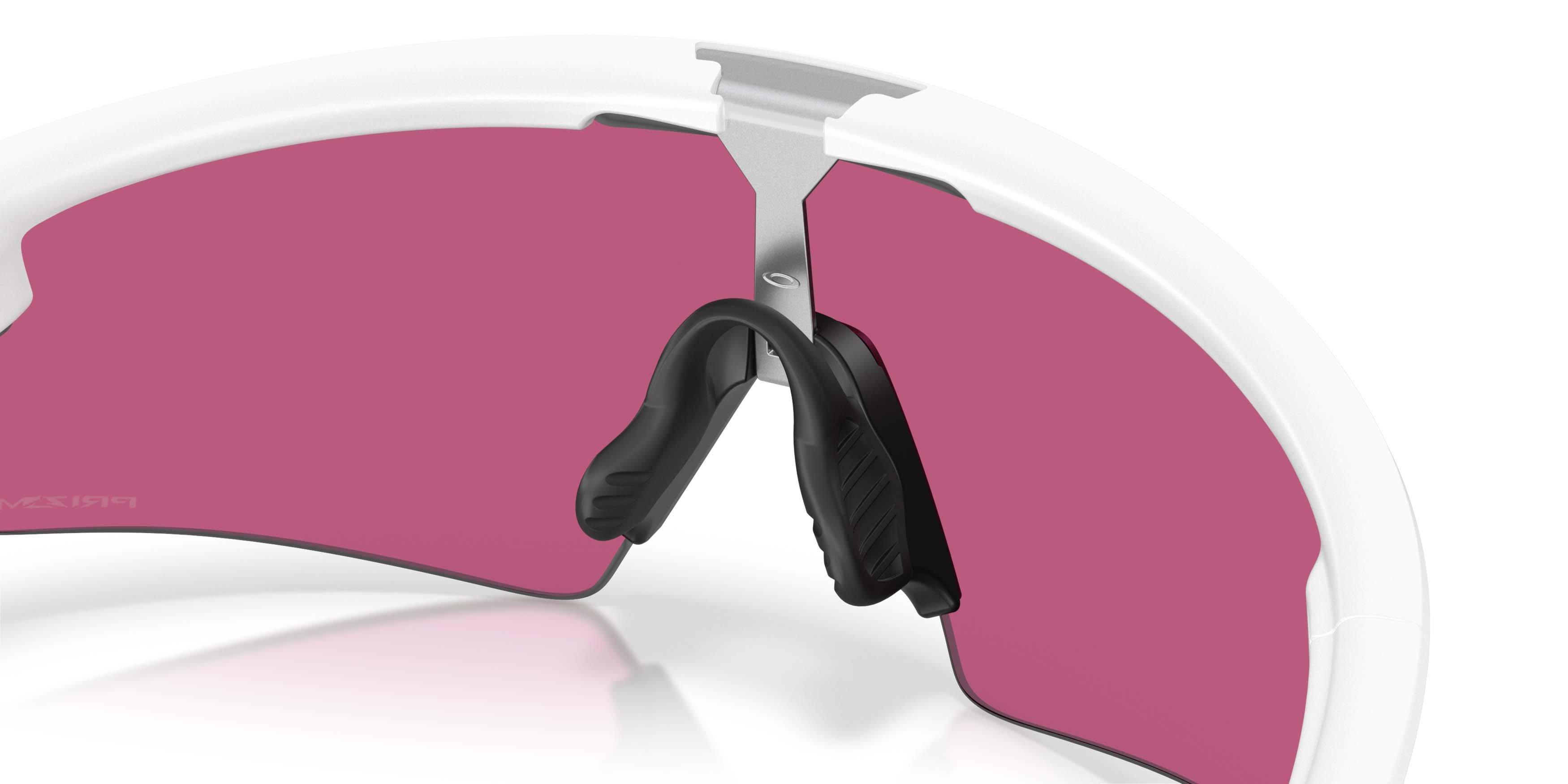Oakley Sphaera Strike Prizm Field Sunglasses &ndash; Matte White - WHITE/RED Thumbnail View 5
