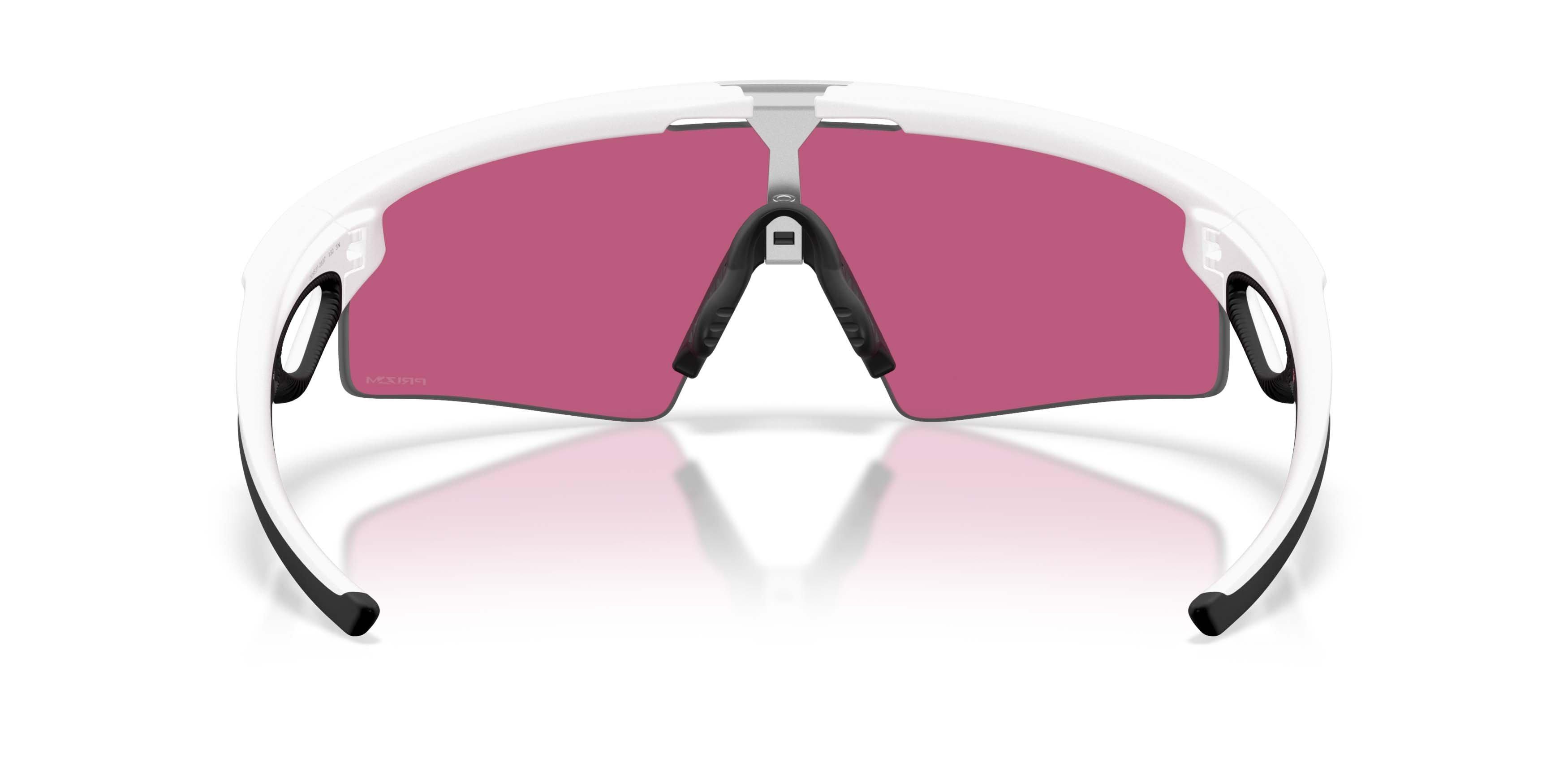 Oakley Sphaera Strike Prizm Field Sunglasses &ndash; Matte White - WHITE/RED Thumbnail View 6