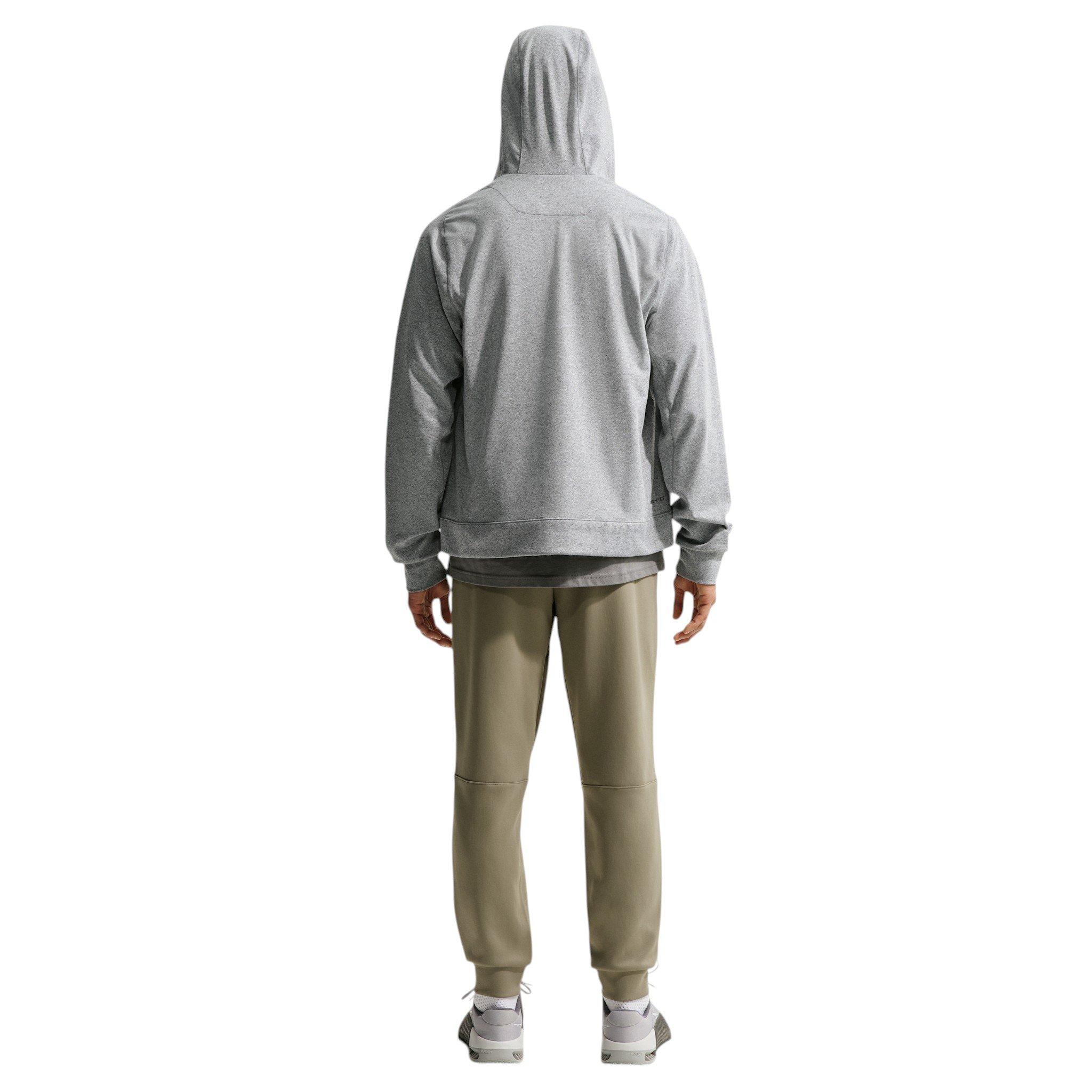 Nike Men's Primary NanoKnit Dri-FIT UV Protection Full-Zip Performance Hoodie - Grey - GREY