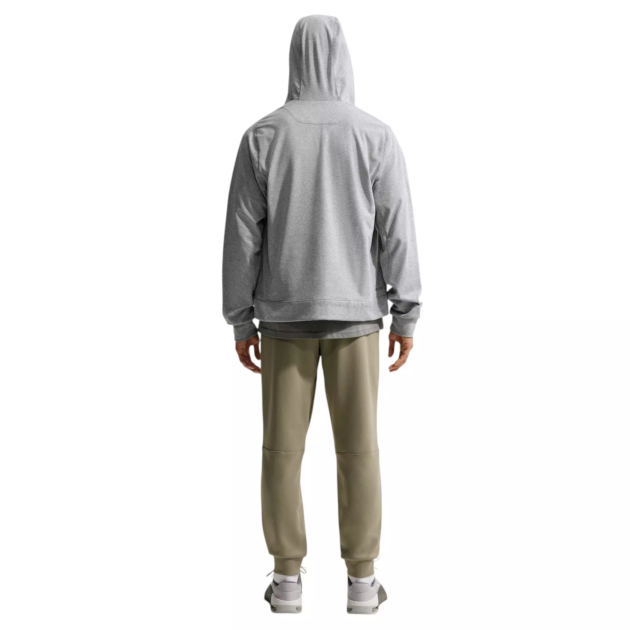 Nike Men's Primary NanoKnit Dri-FIT UV Protection Full-Zip Performance Hoodie - Grey - GREY