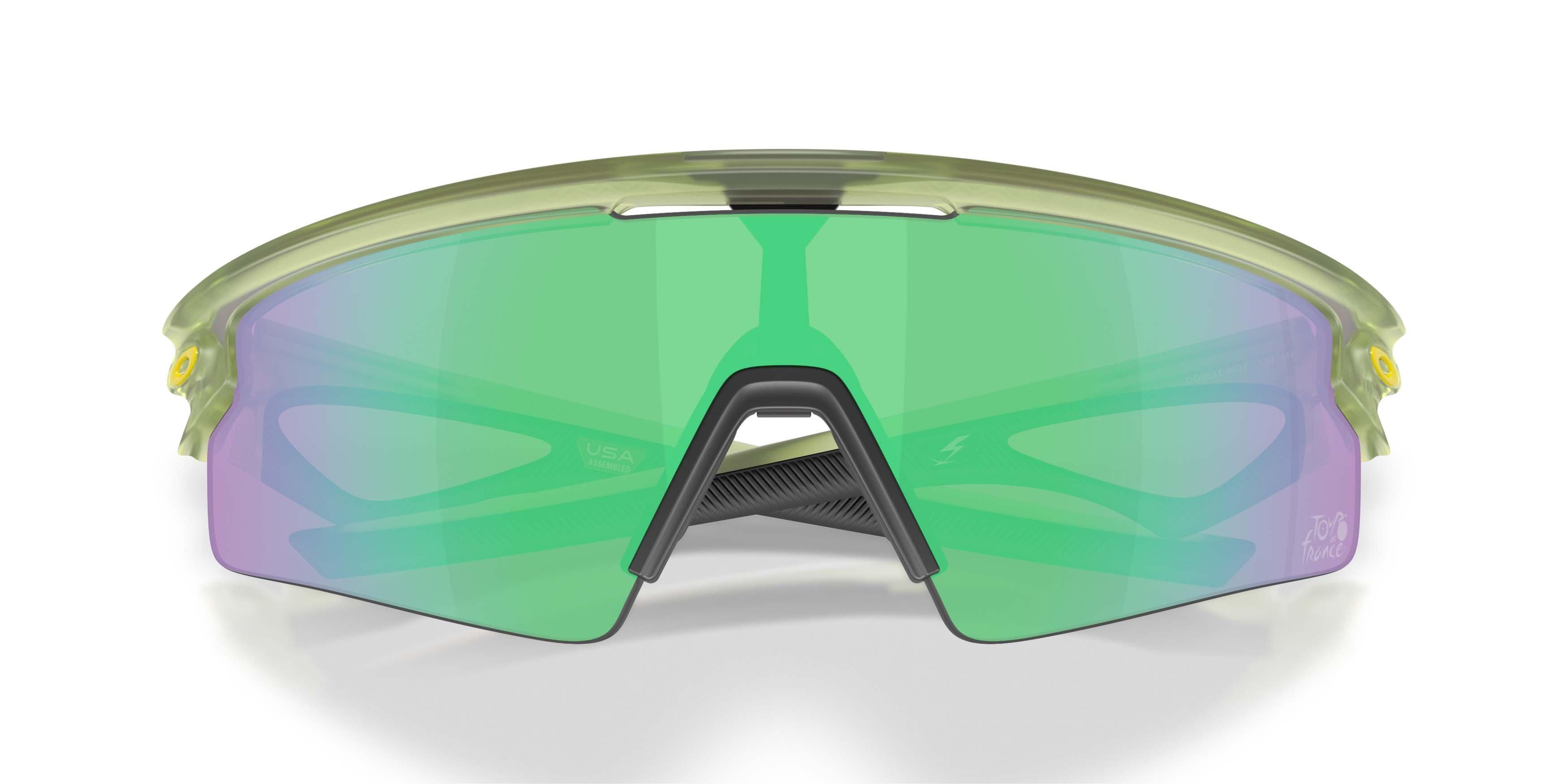 Oakley Sphaera Strike Prizm Road Jade Sunglasses &ndash; Matte Fern - GREEN Thumbnail View 7