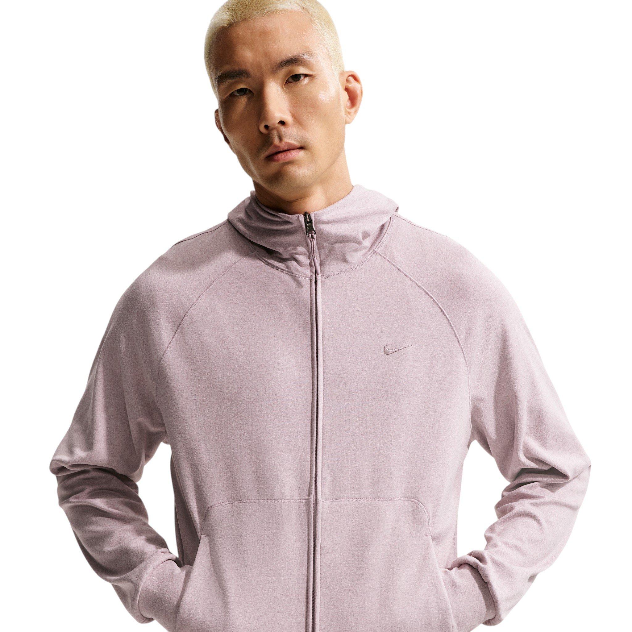 Nike Men's Primary NanoKnit Dri-FIT UV Protection Full-Zip Performance Hoodie - Light Purple - LIGHT PURPLE