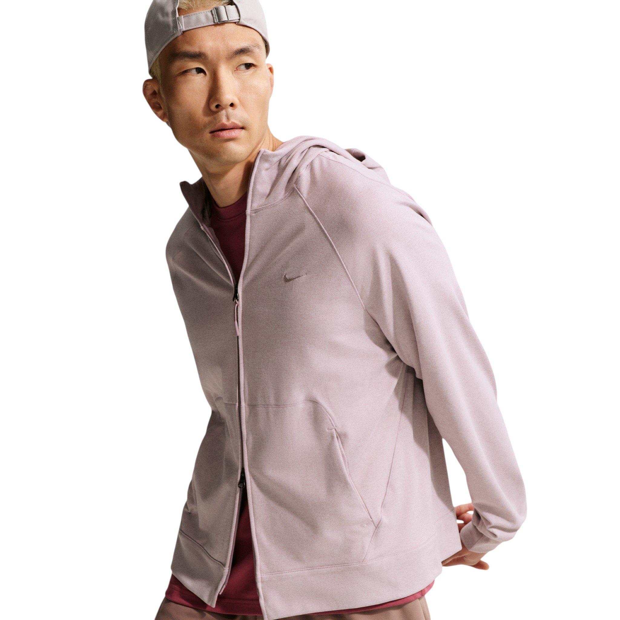 Nike Men's Primary NanoKnit Dri-FIT UV Protection Full-Zip Performance Hoodie - Light Purple - LIGHT PURPLE