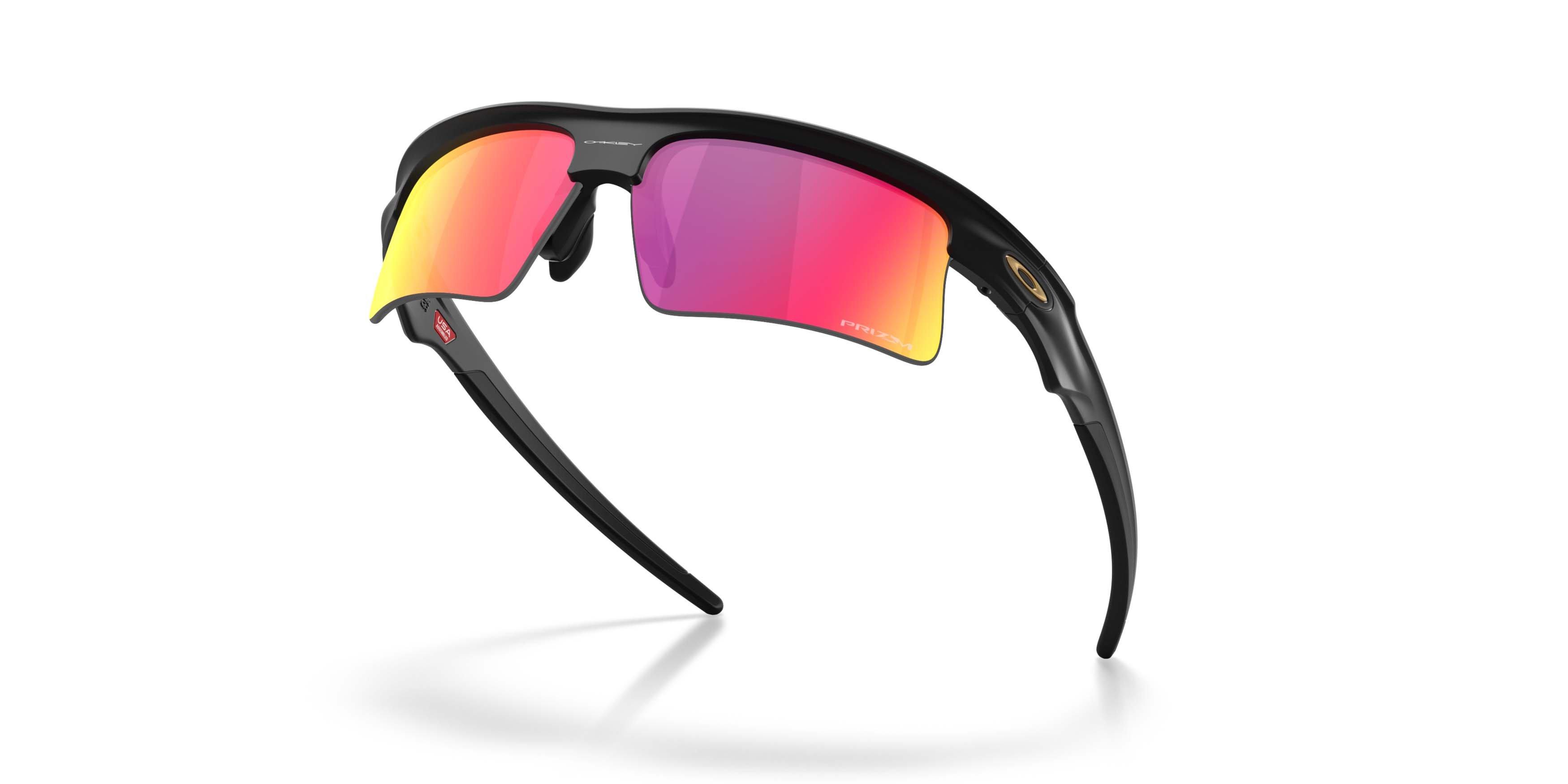 Oakley BiSphaera Speed Prizm Road Sunglasses &ndash; Matte Black - BLACK/RED Thumbnail View 3