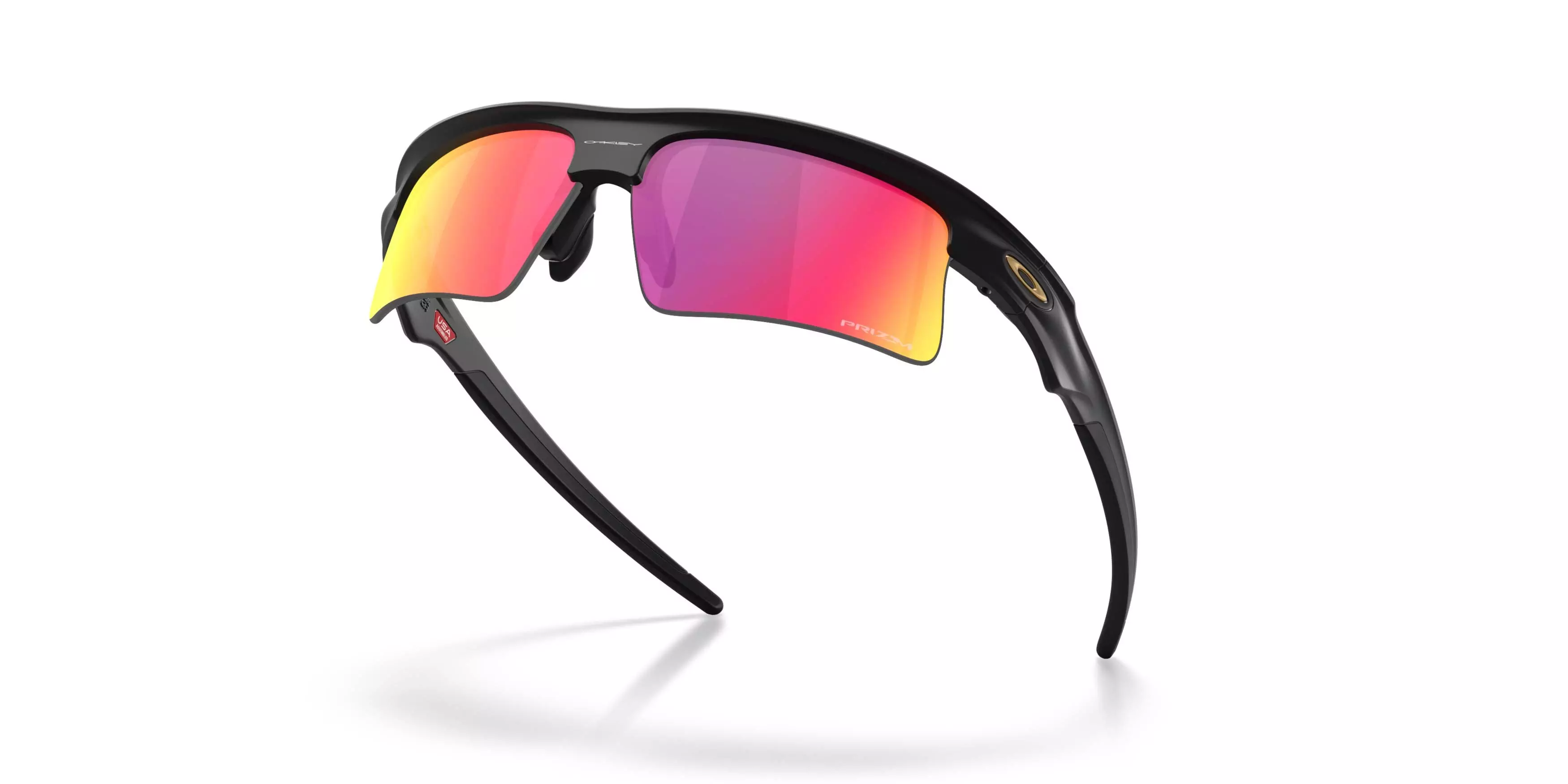Oakley BiSphaera Speed Prizm Road Sunglasses &ndash; Matte Black - BLACK/RED