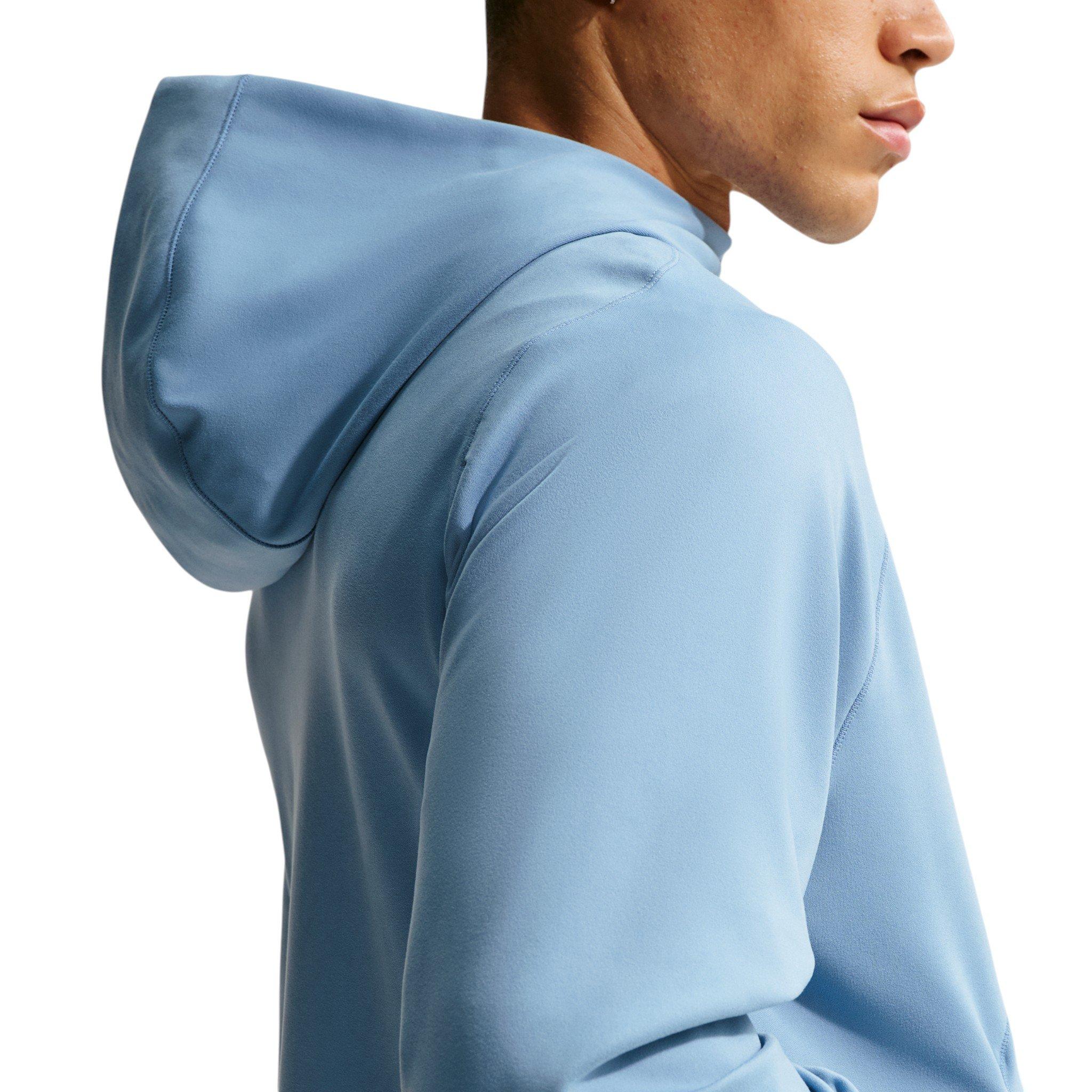 Nike Men's Primary NanoKnit Dri-FIT UV Protection Full-Zip Performance Hoodie - Blue - BLUE