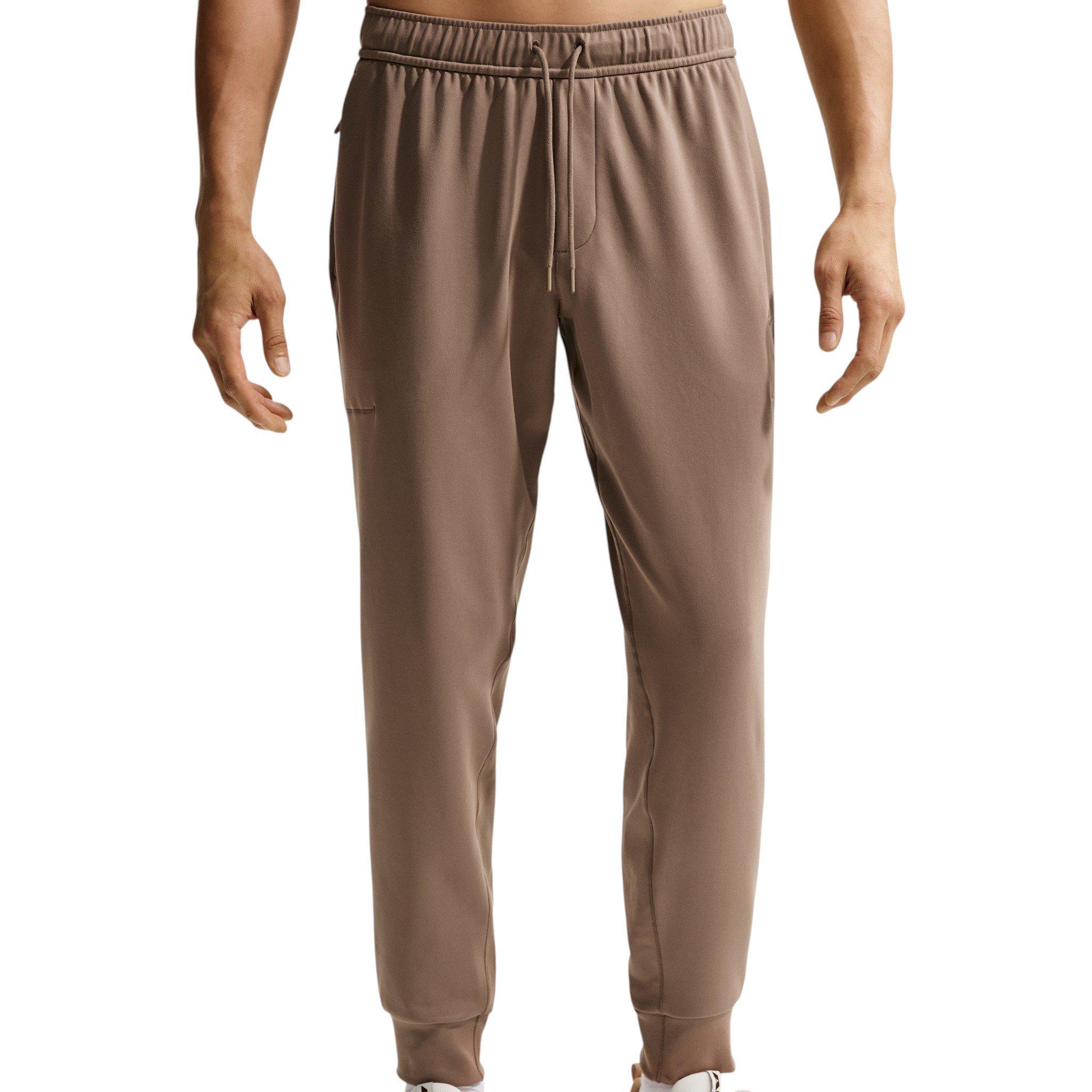 Nike Men's Primary NanoKnit Dri-FIT UV Protection Performance Joggers - Brown - BROWN