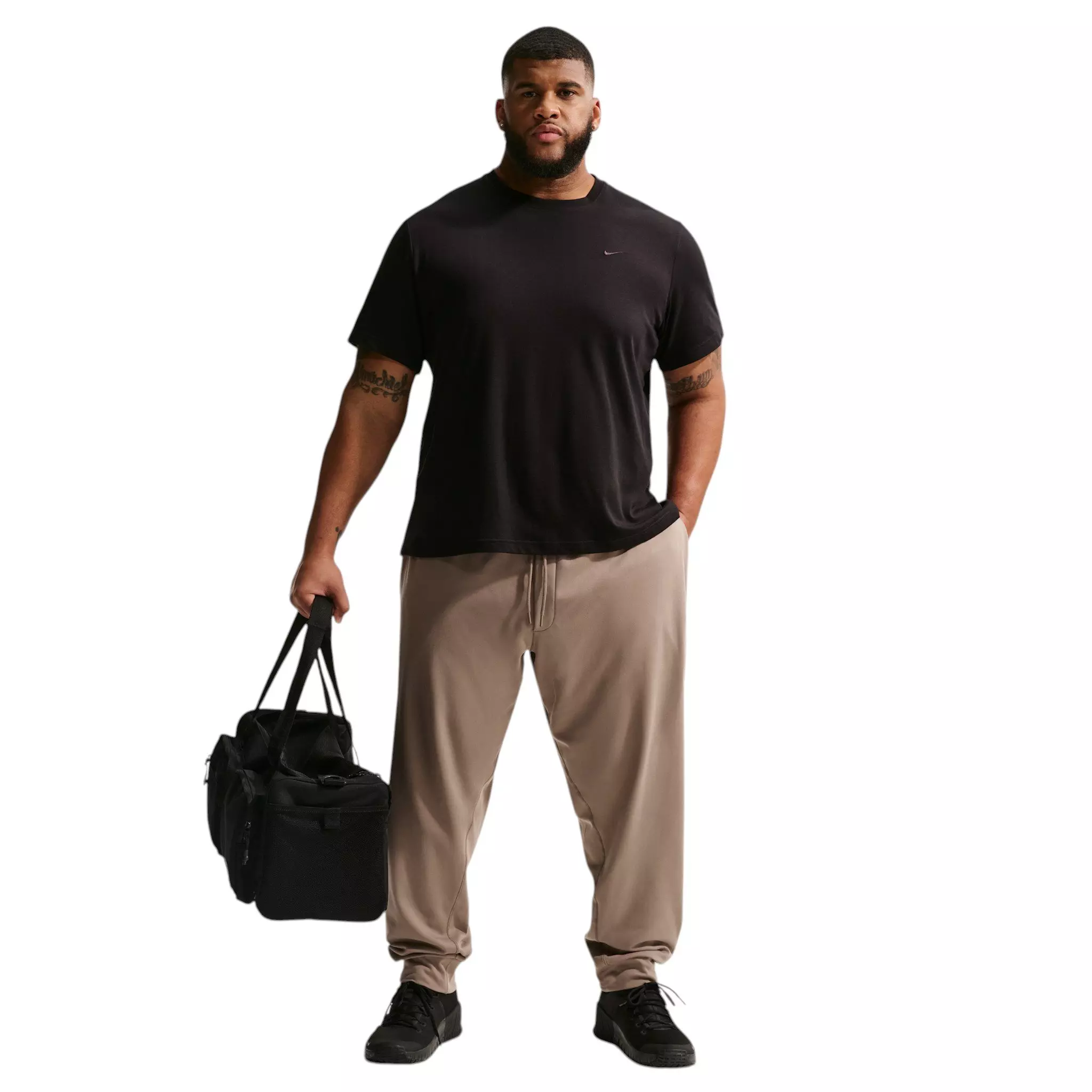 Nike Men's Primary NanoKnit Dri-FIT UV Protection Performance Joggers - Brown - BROWN